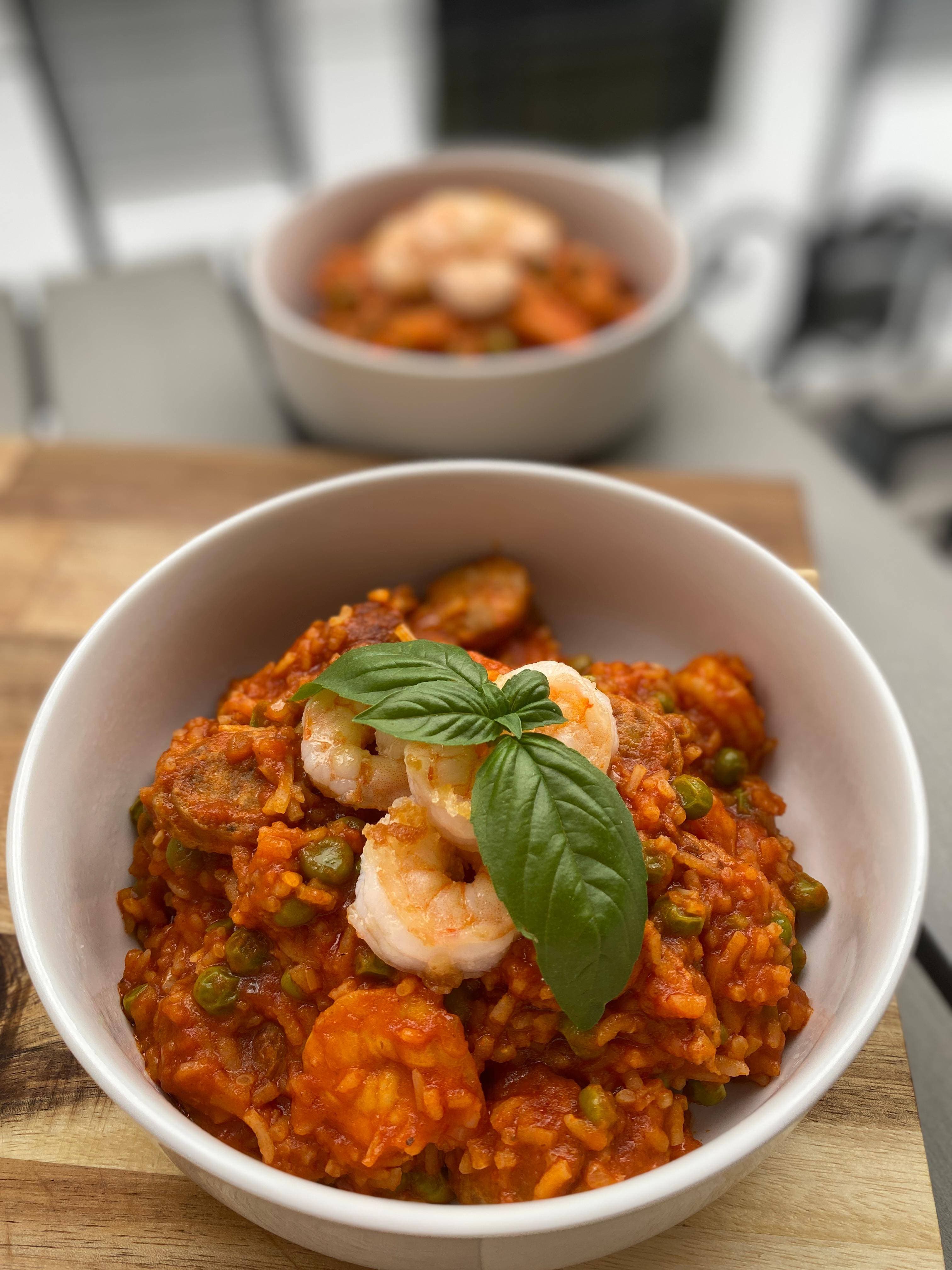 Surf & Turf Shrimp Sausage Jambalaya Recipe Image