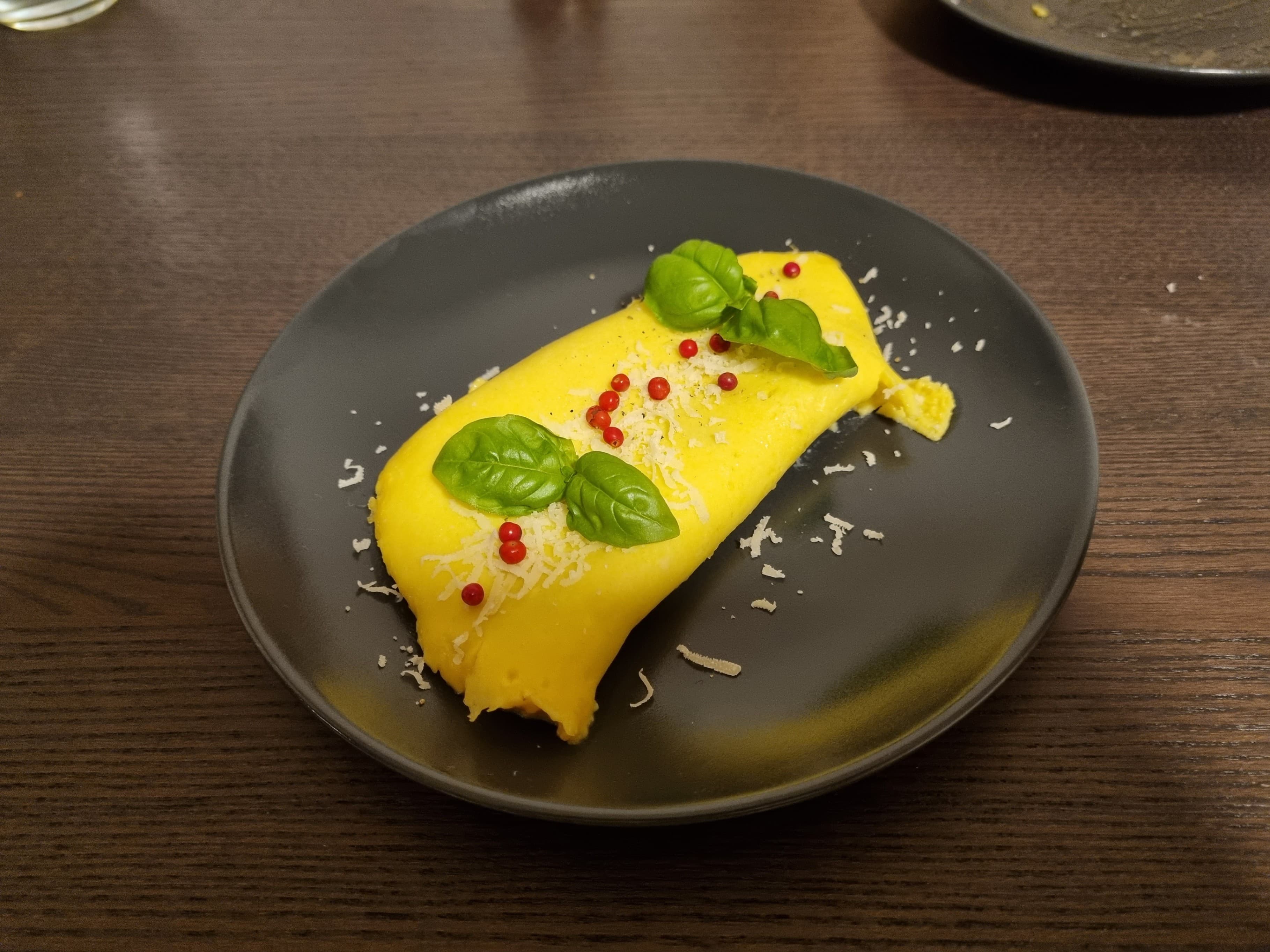 Omelette with Parmesan Sauce Recipe Image