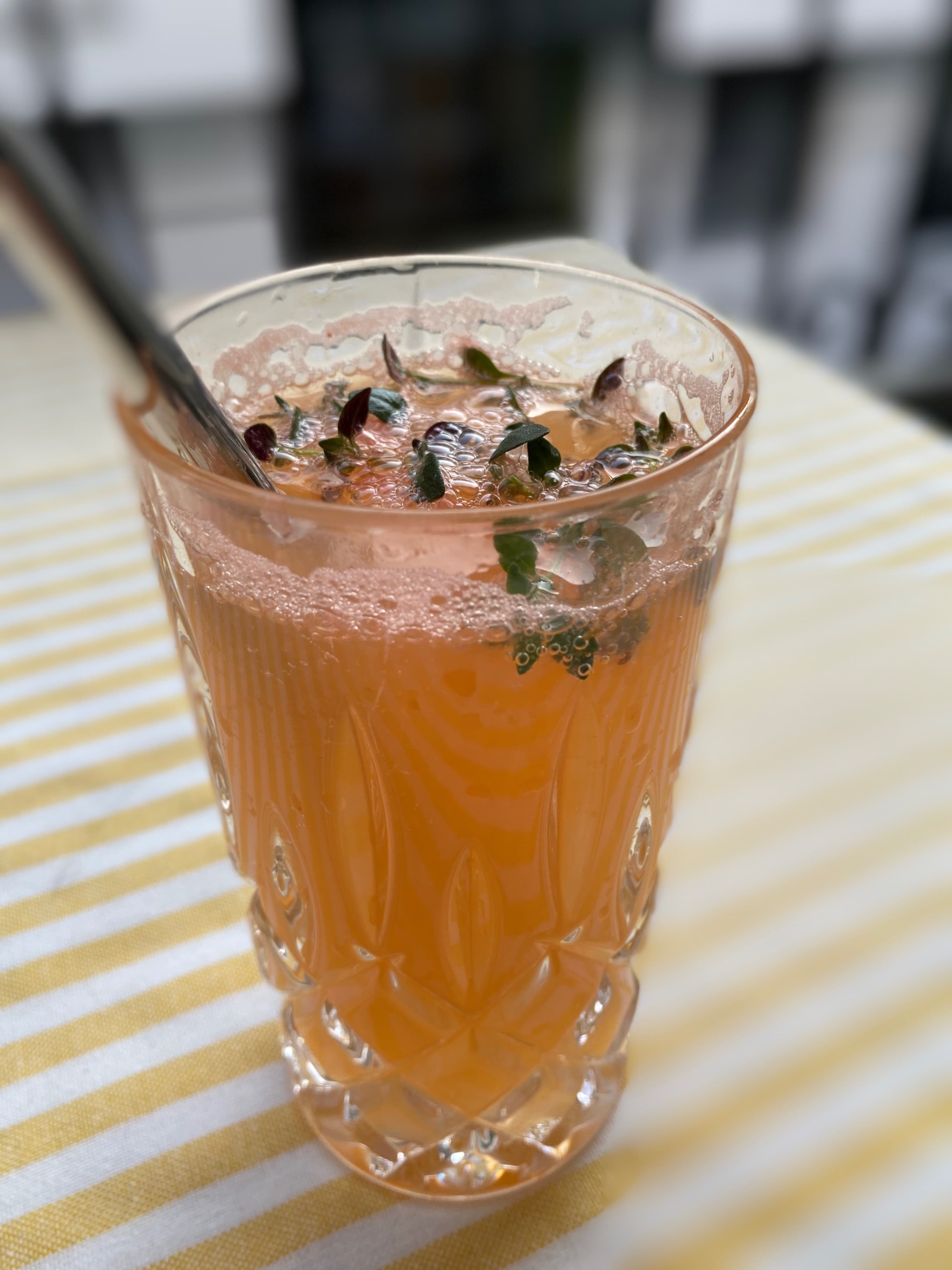 Refreshing Lemon Thyme Mocktail Recipe Image