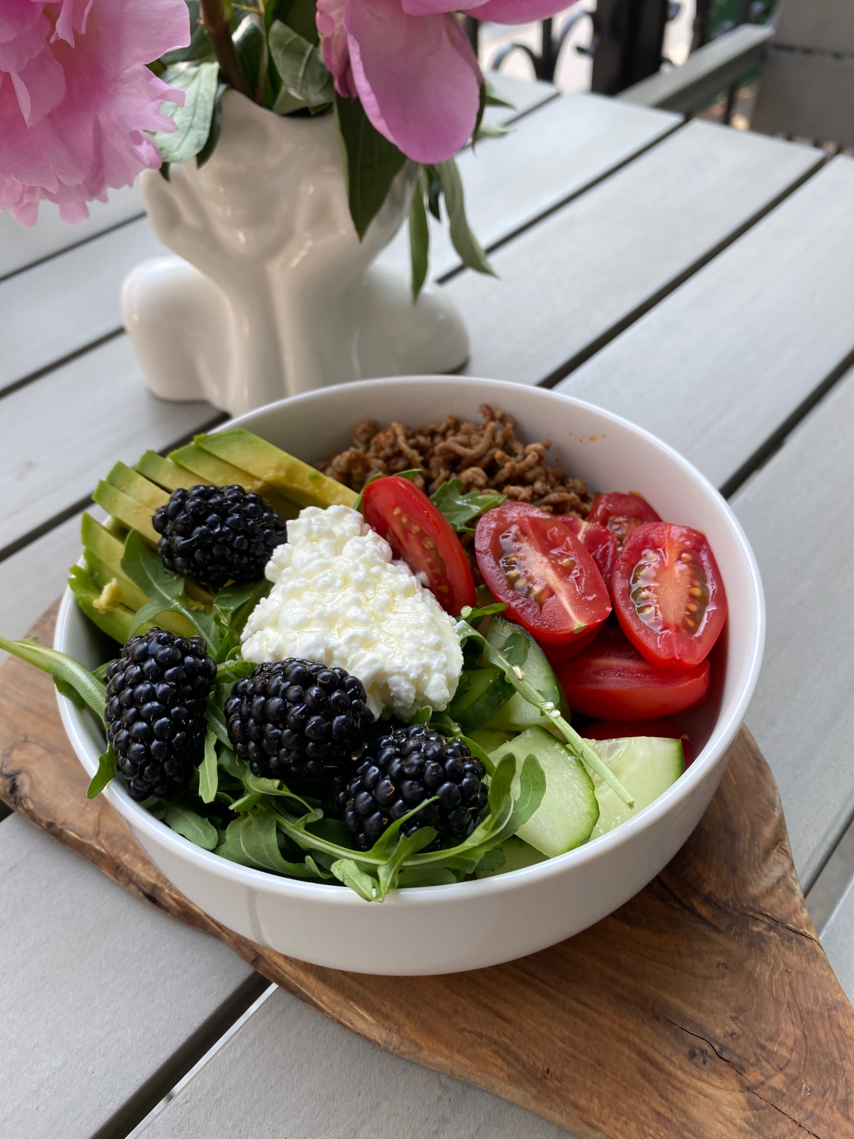 Hot Honey Ground Beef Bowl Recipe Image