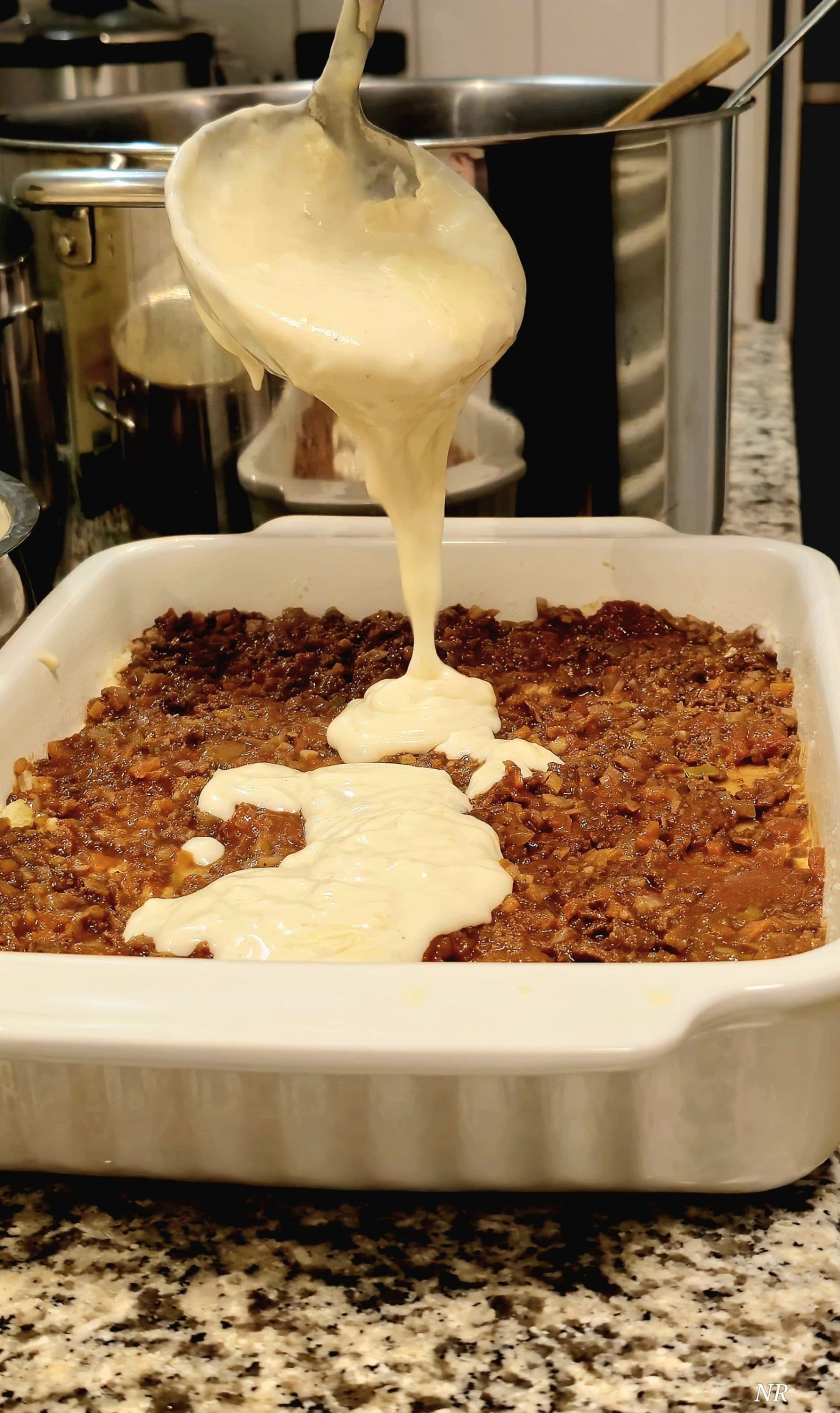 Lasagna with fresh San Marzano Tomatoes Recipe Image