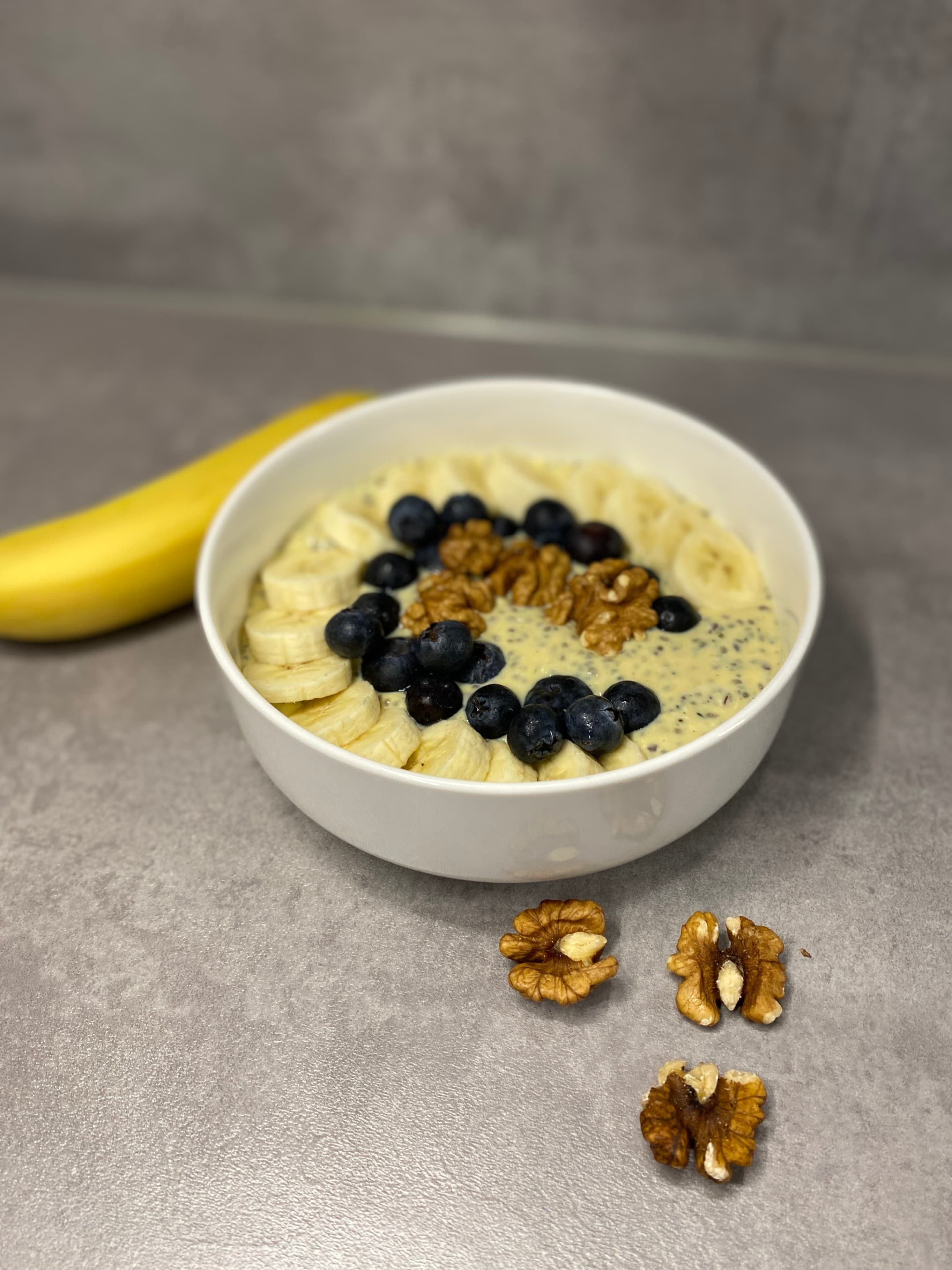 Banana Protein Chia Pudding Recipe Image