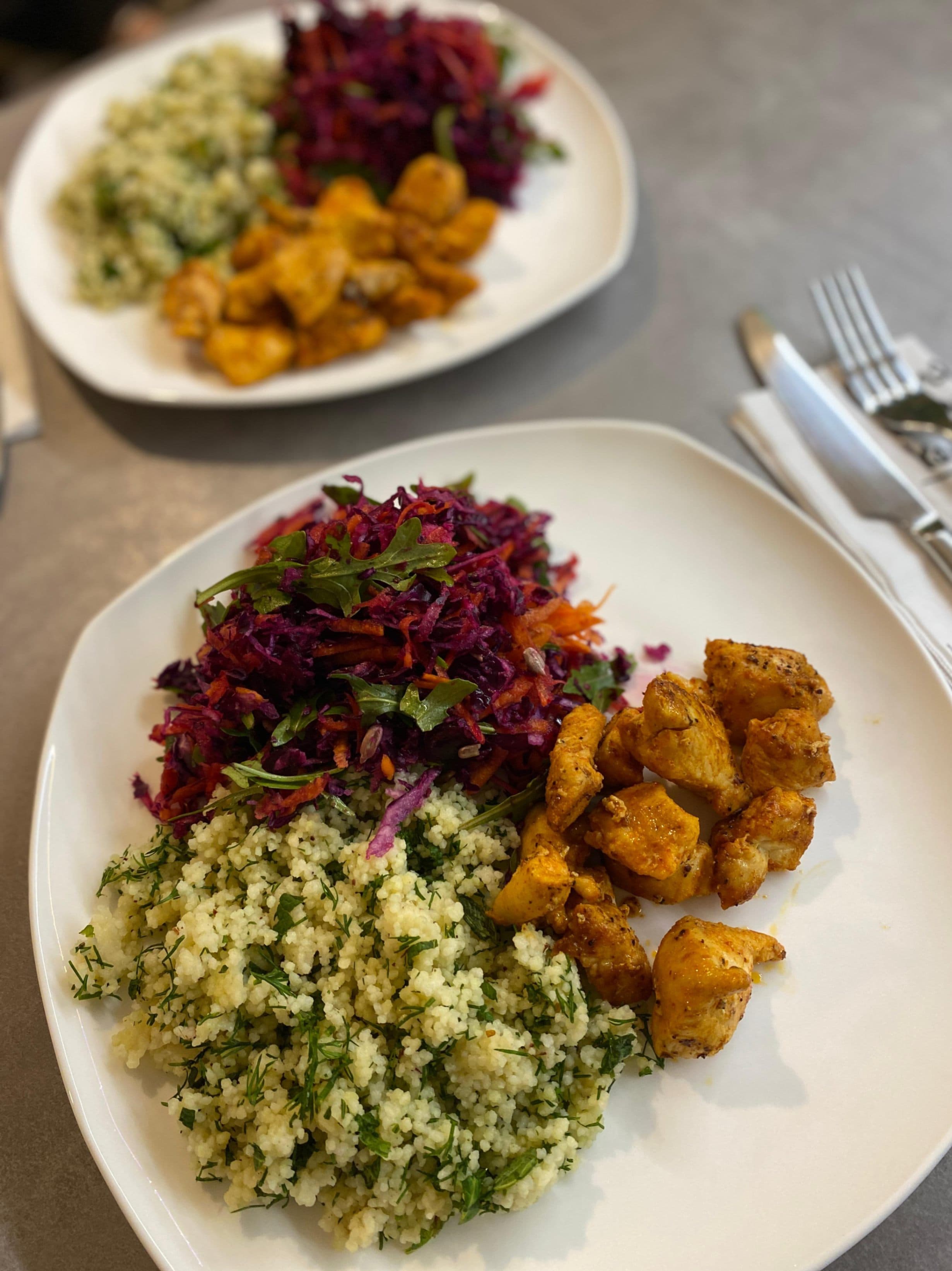 Sumac Chicken with Herb Couscous Recipe Image