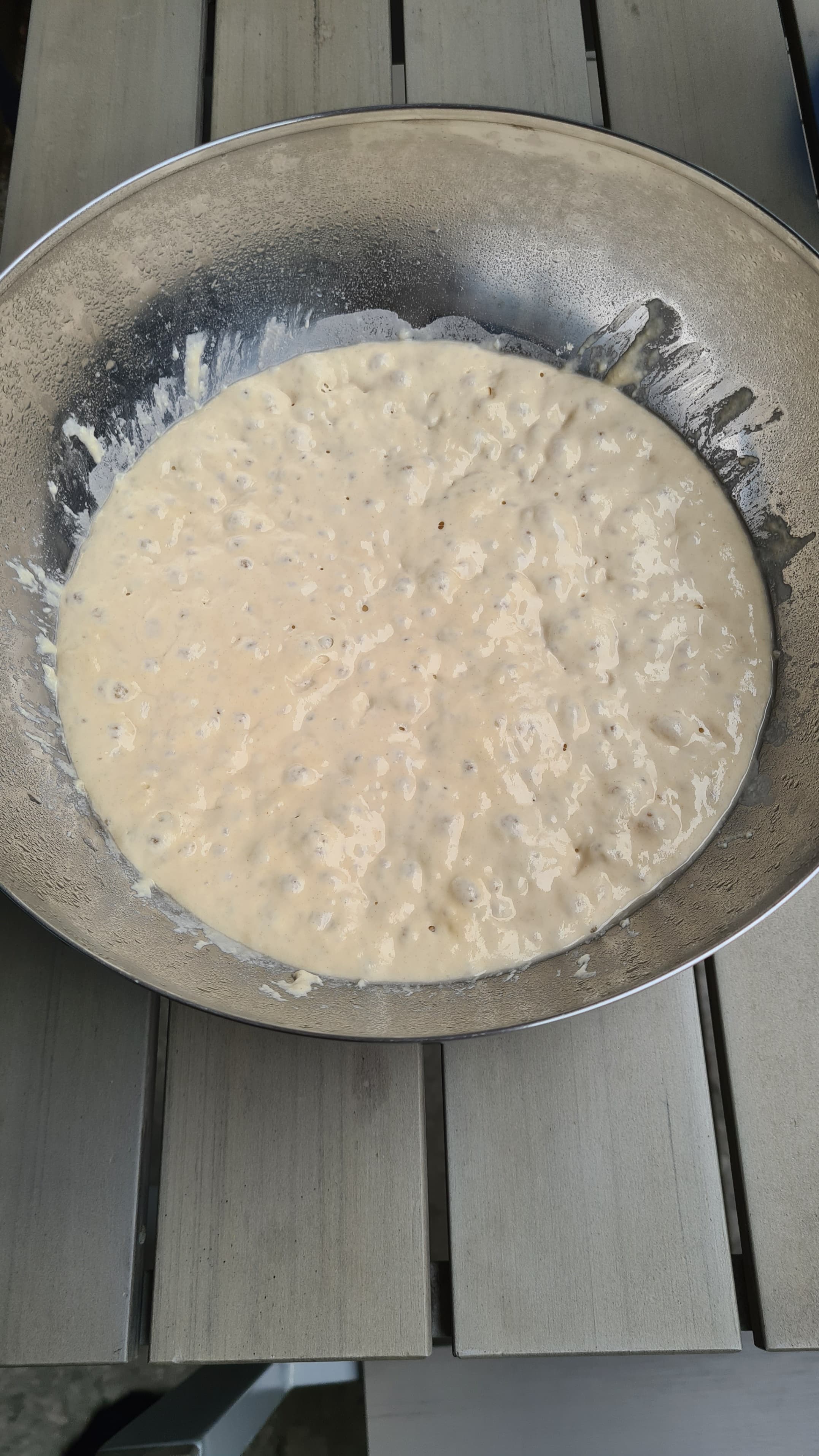 Ciasto na pizzę – Metoda Poolish, wersja mleczna 70% hydracji (72h fermentacji) Recipe Image