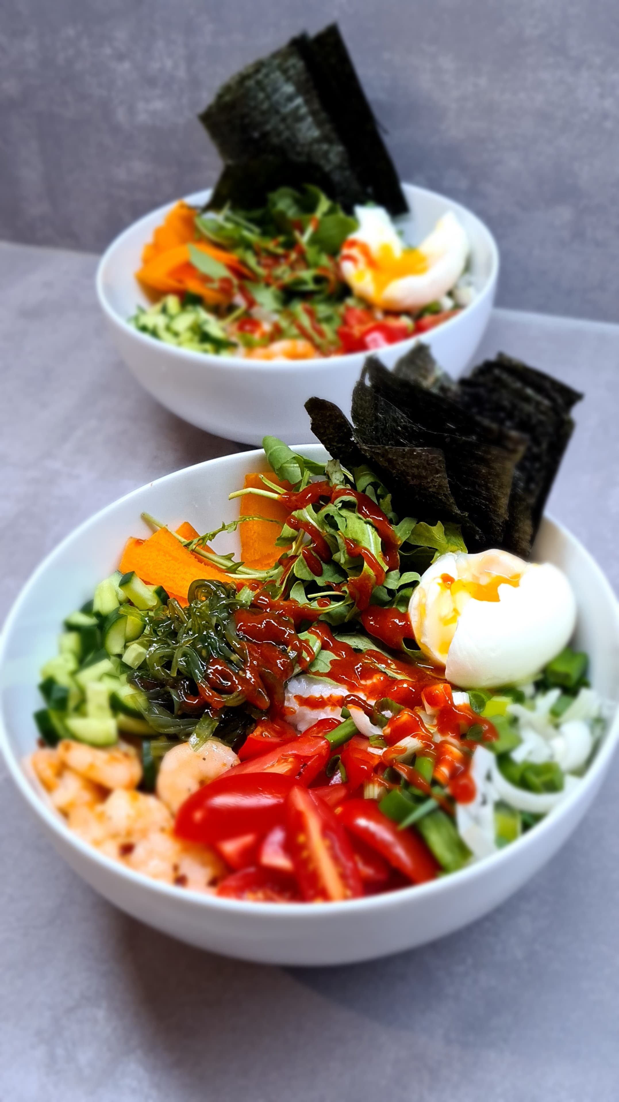 Shrimp & Wakame Sushi Bowl Recipe Image