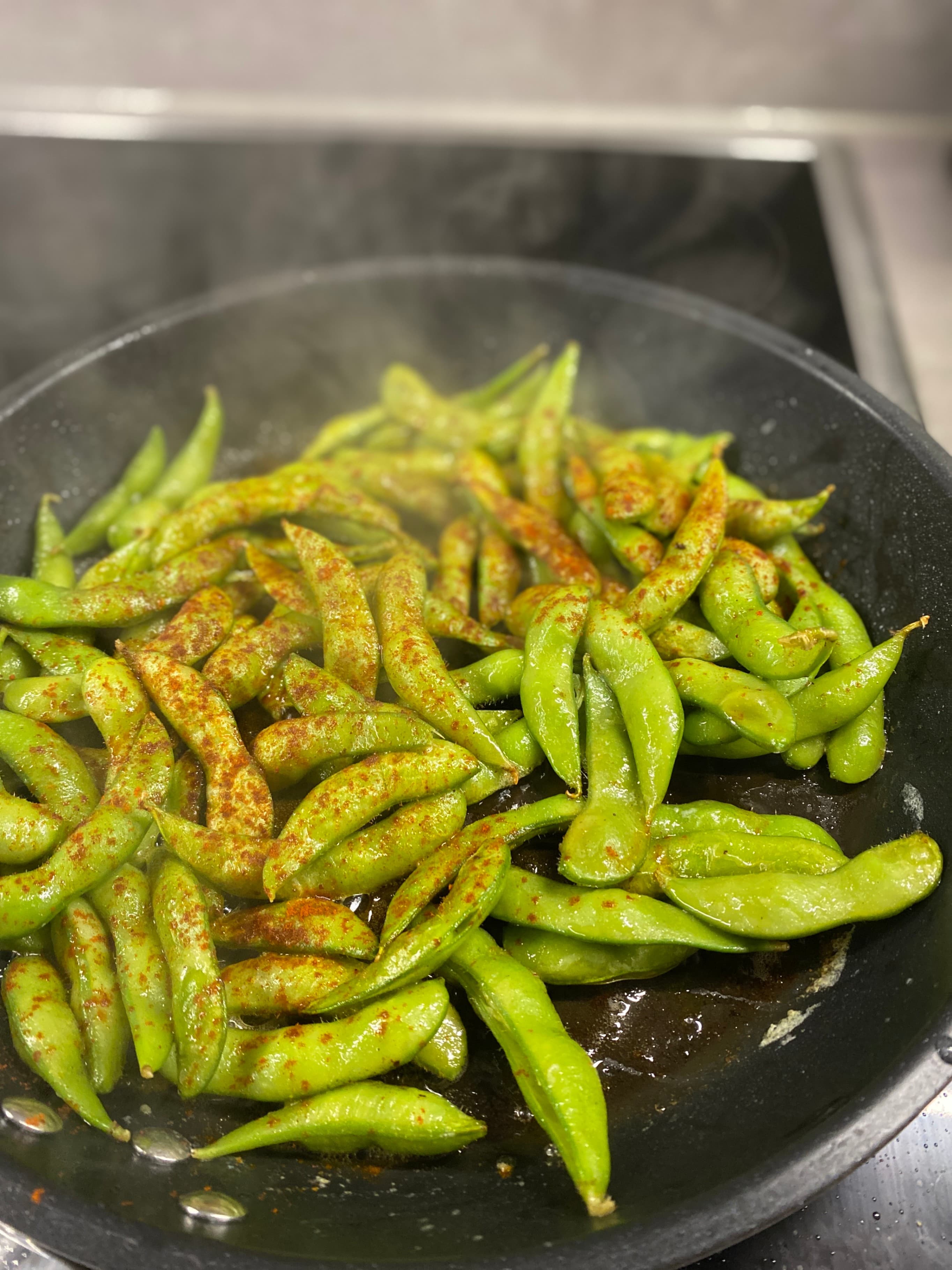 Buttery Grilled Edamame Recipe Image