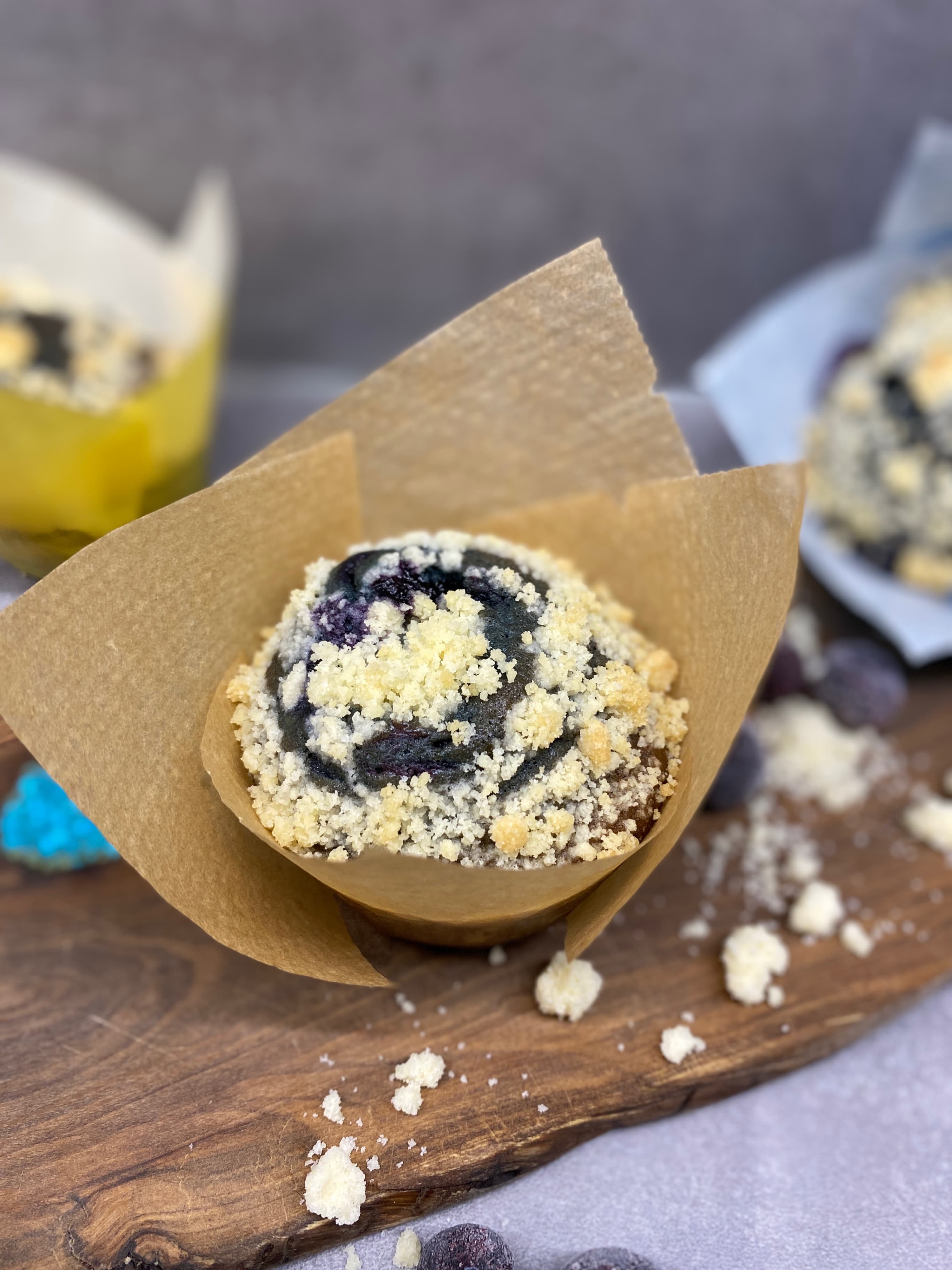 Heidelbeer-Streusel-Muffins Rocely Rezept