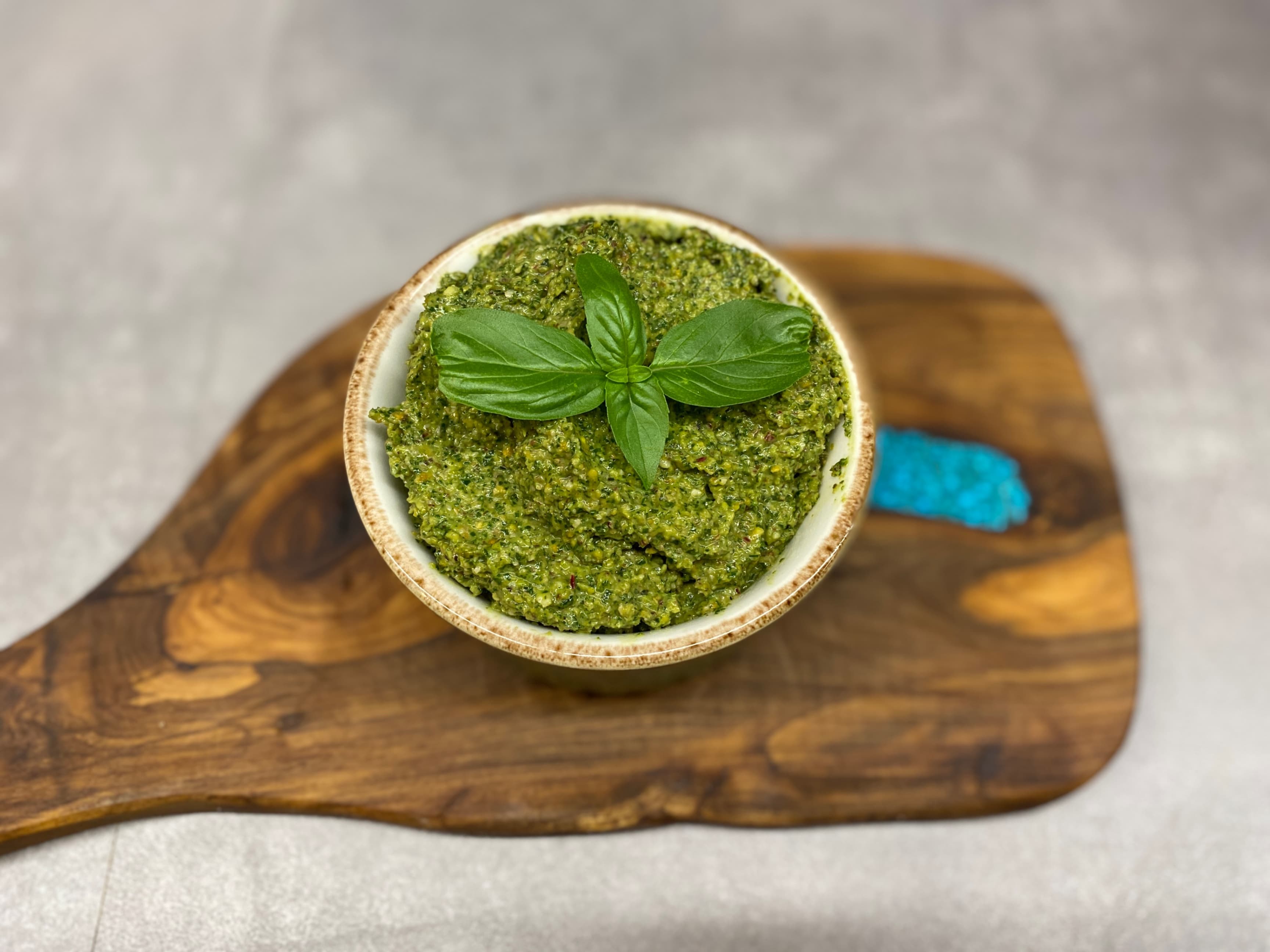 Swiss Chard & Beetroot Leaf Pesto Recipe Image