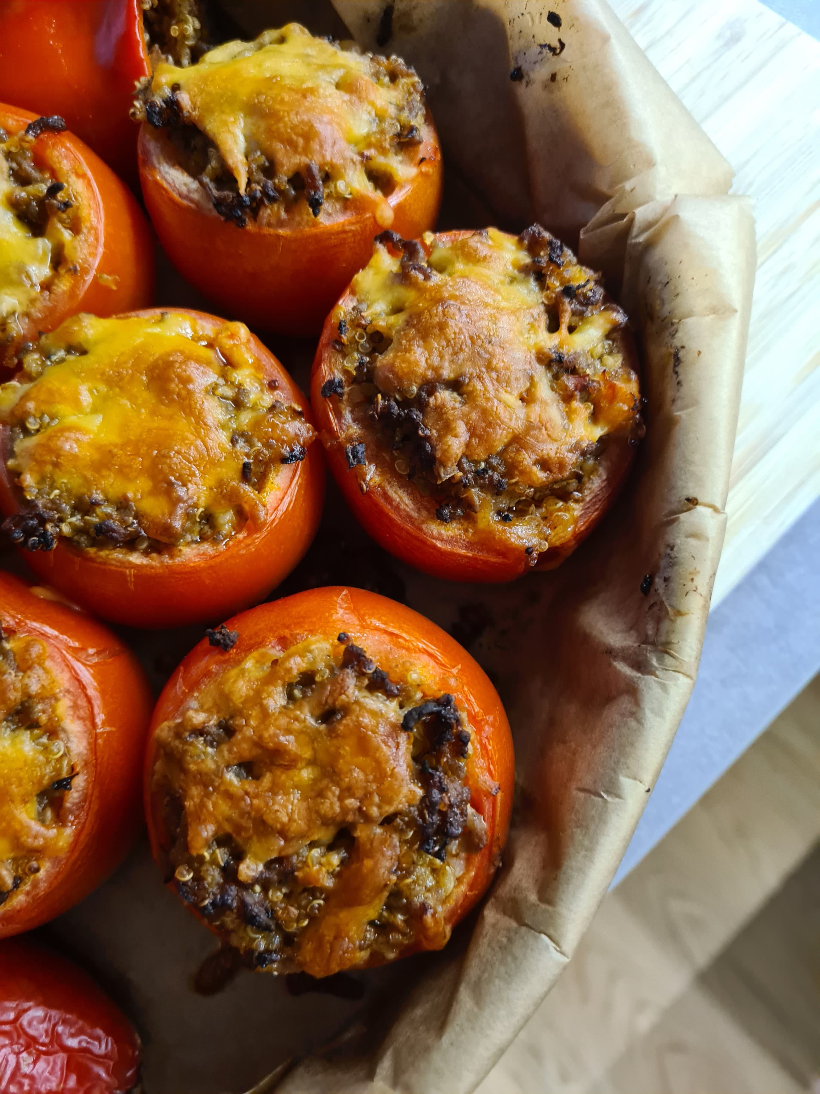 Quinoa Stuffed Tomatoes Recipe Image