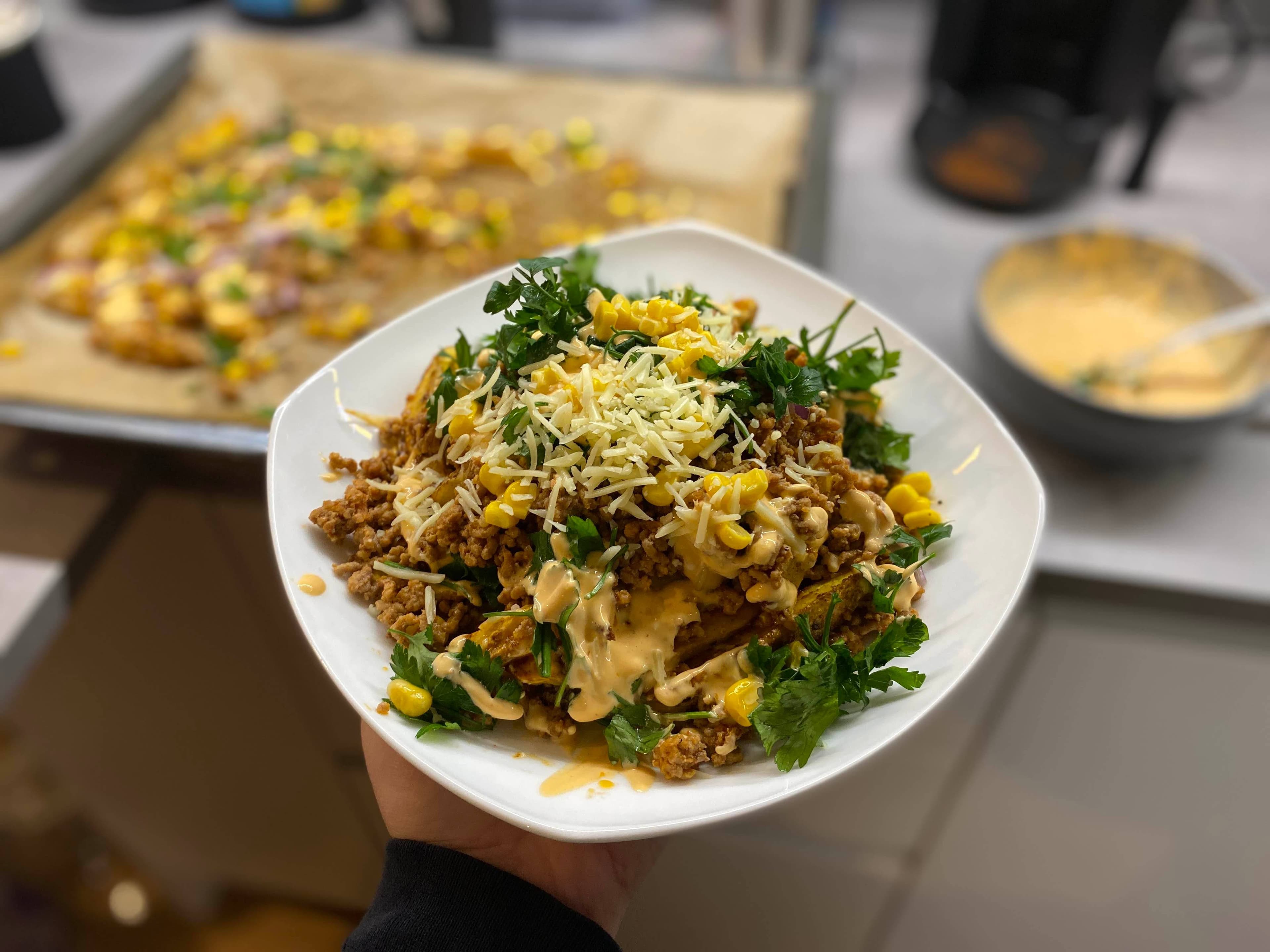 Loaded Tex-Mex Potato Wedges Recipe Image