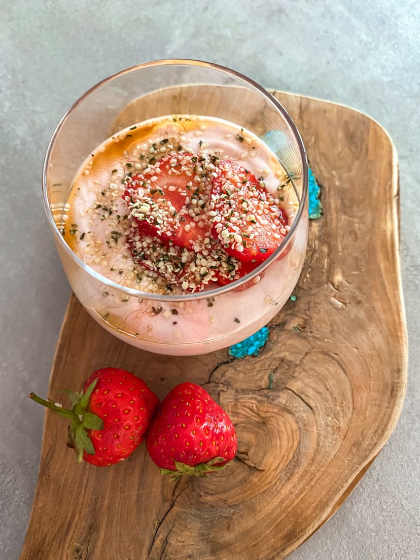 Recette Rocely de Skyr aux fraises
