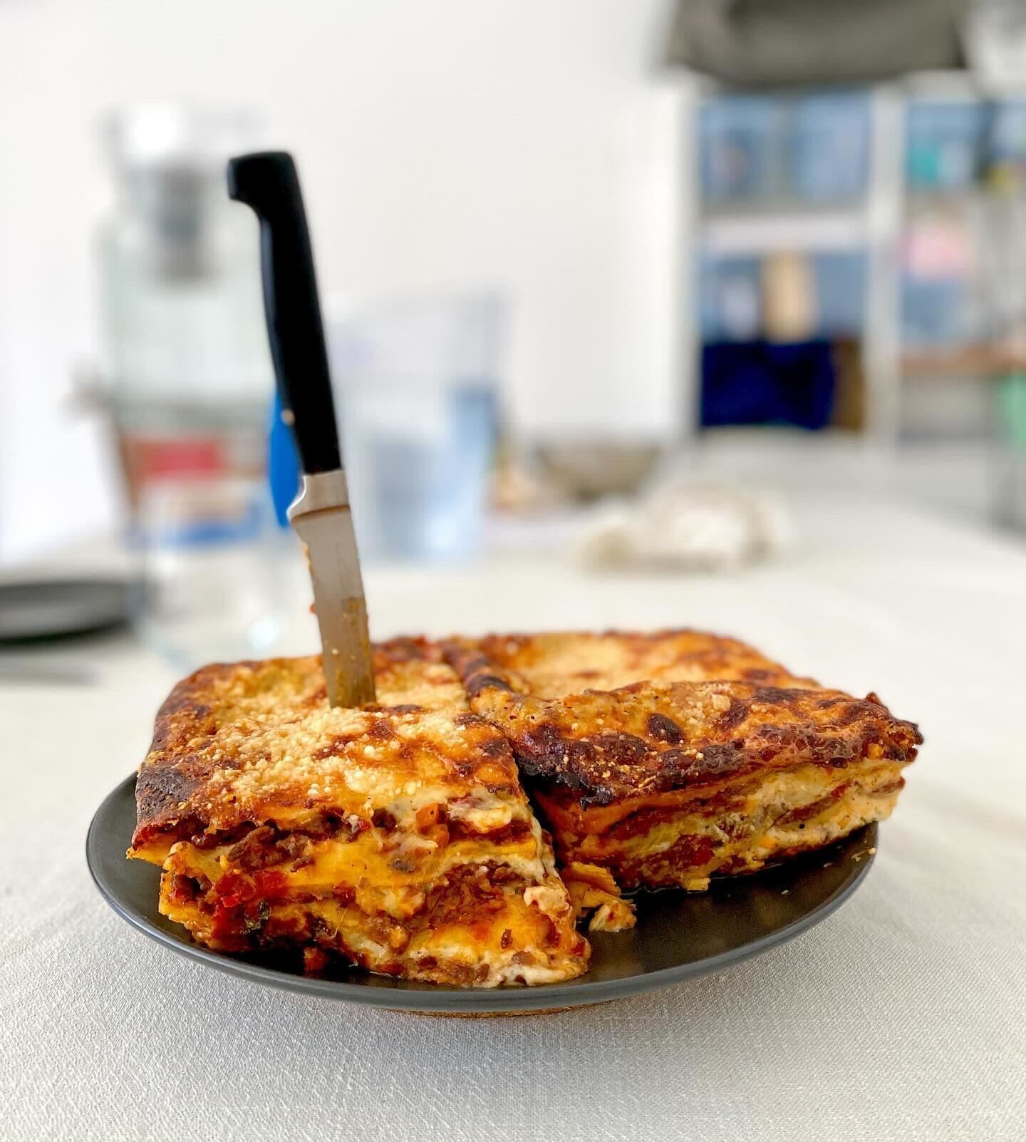 Lasagna with fresh San Marzano Tomatoes Recipe Image