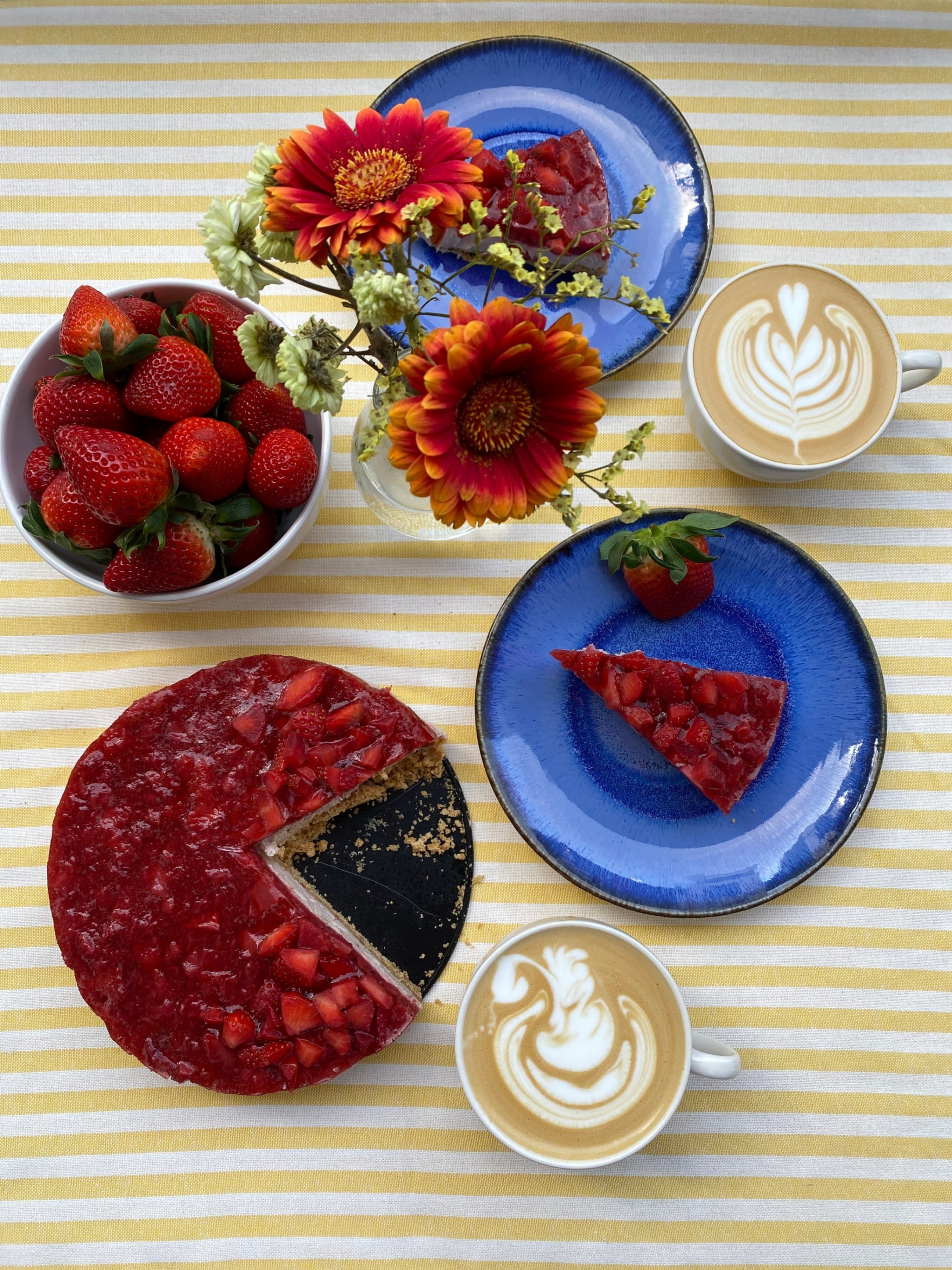 Strawberry Banana Cheesecake Recipe Image