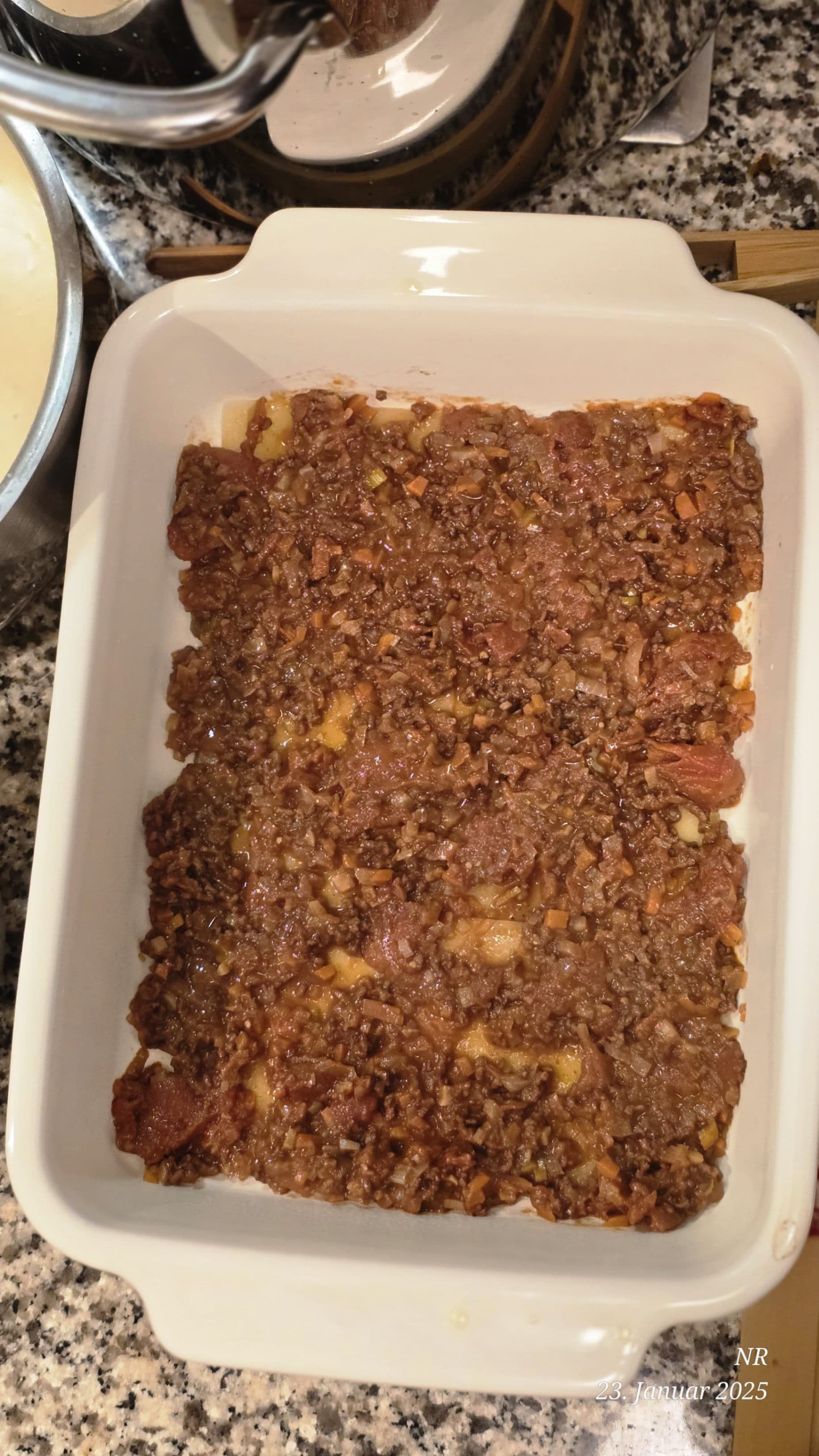 Lasagna with fresh San Marzano Tomatoes Recipe Image