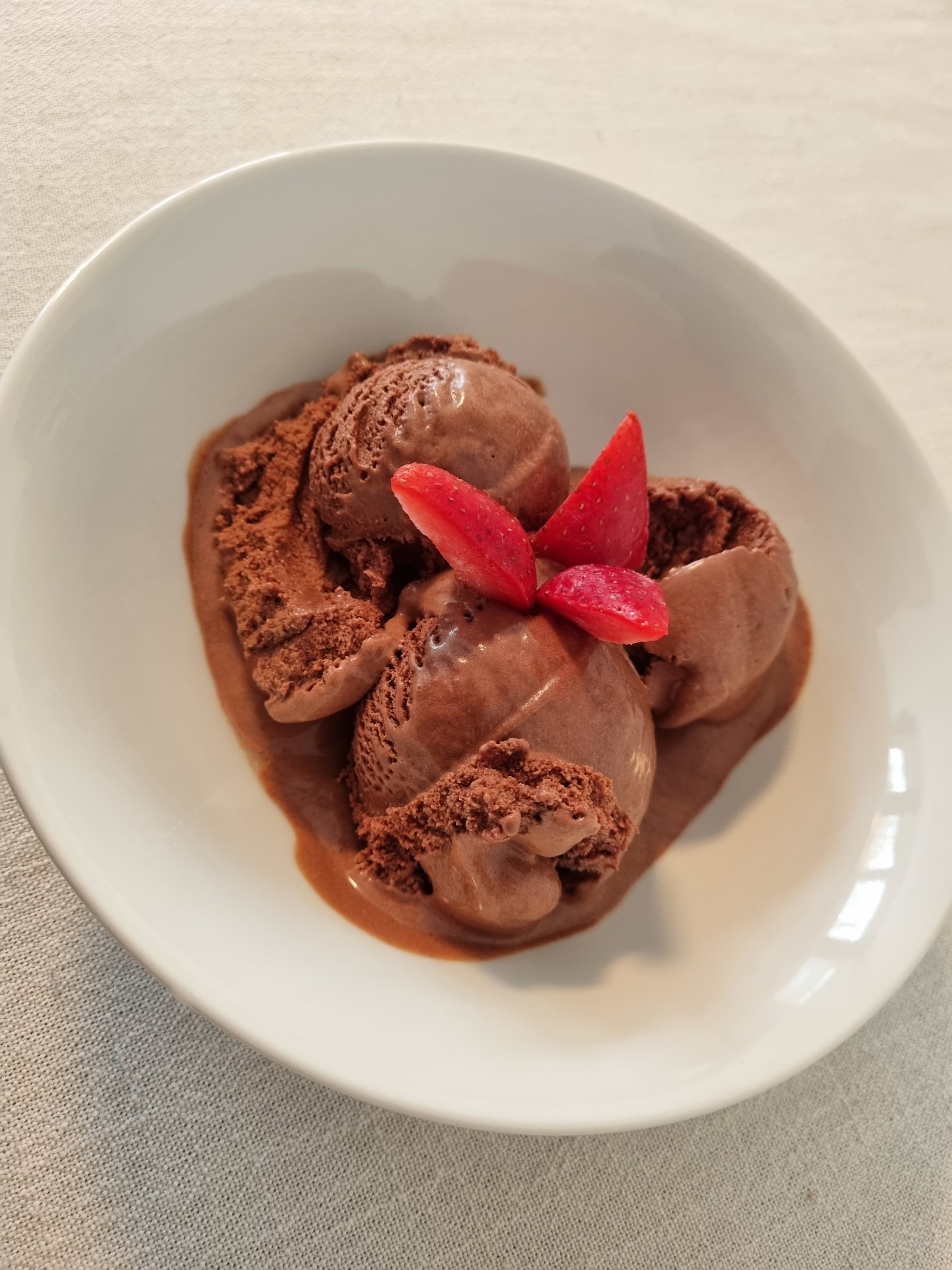 Chocolate Raspberry Ice Cream Recipe Image