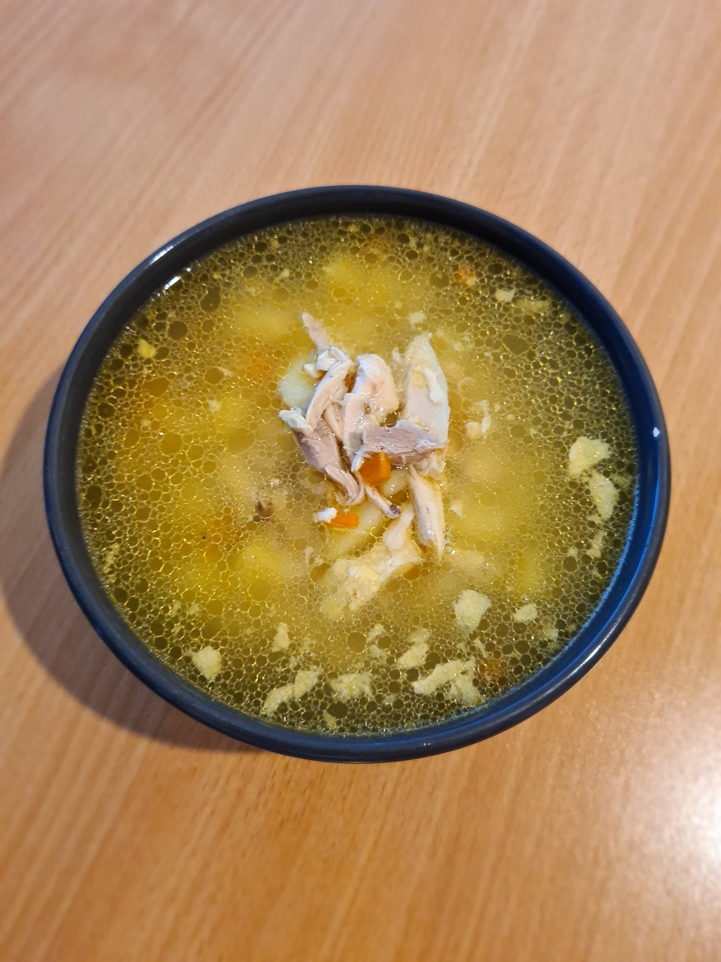 Sopa de Pollo con papas y zanahorias Recipe Image