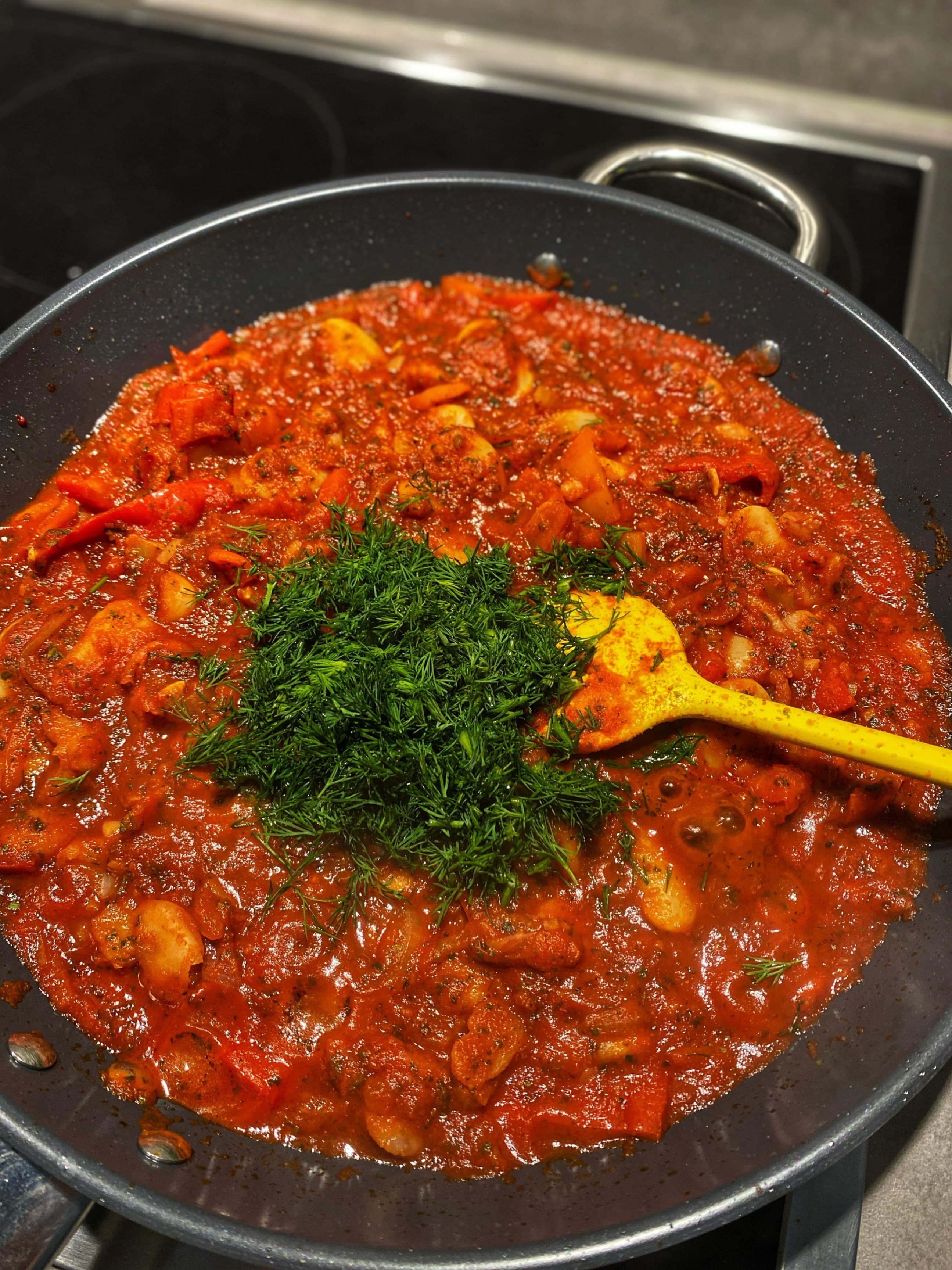 Szakszuka z fasolą Jaś Recipe Image