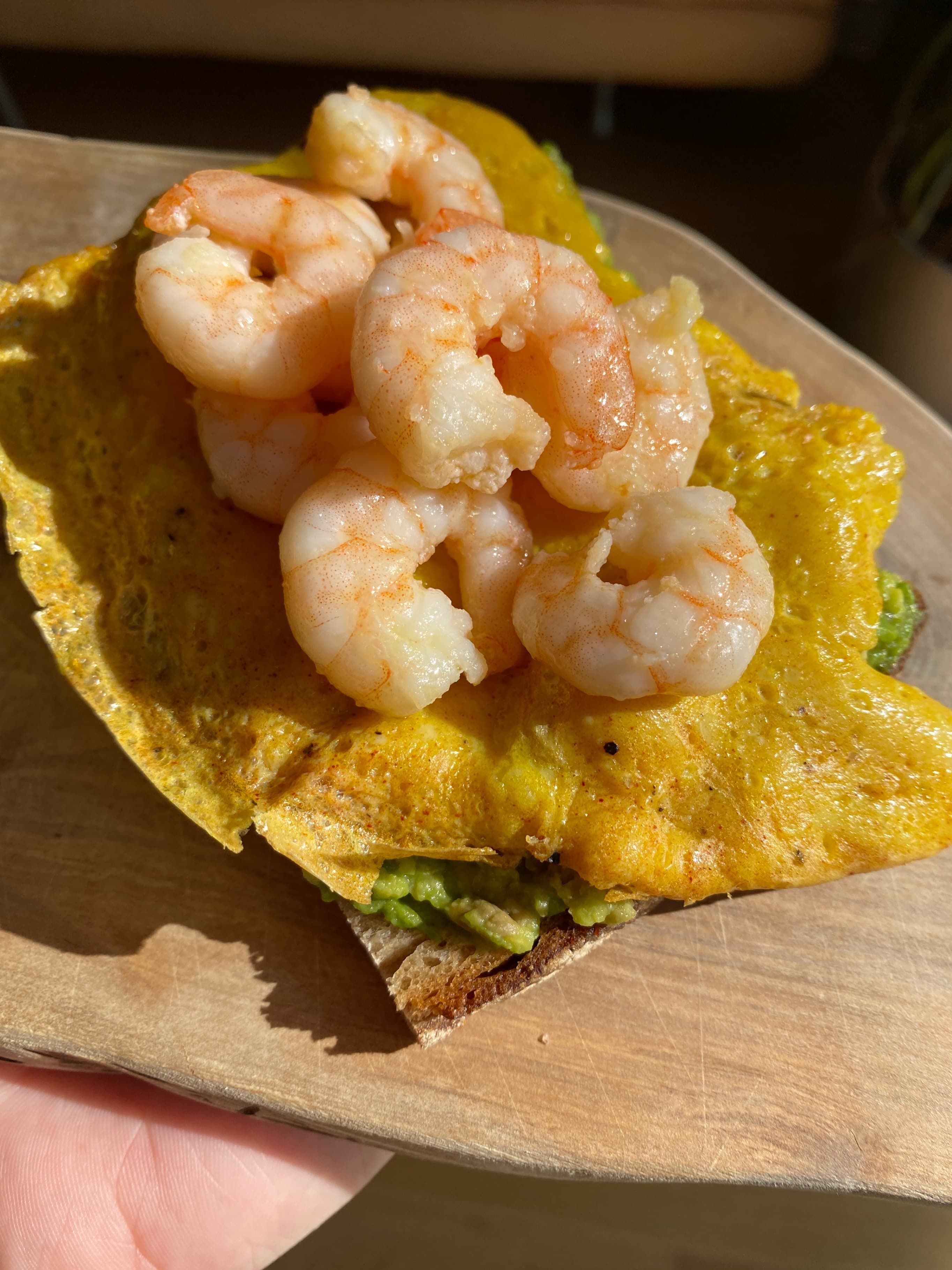 Shrimp Avocado Toast Recipe Image