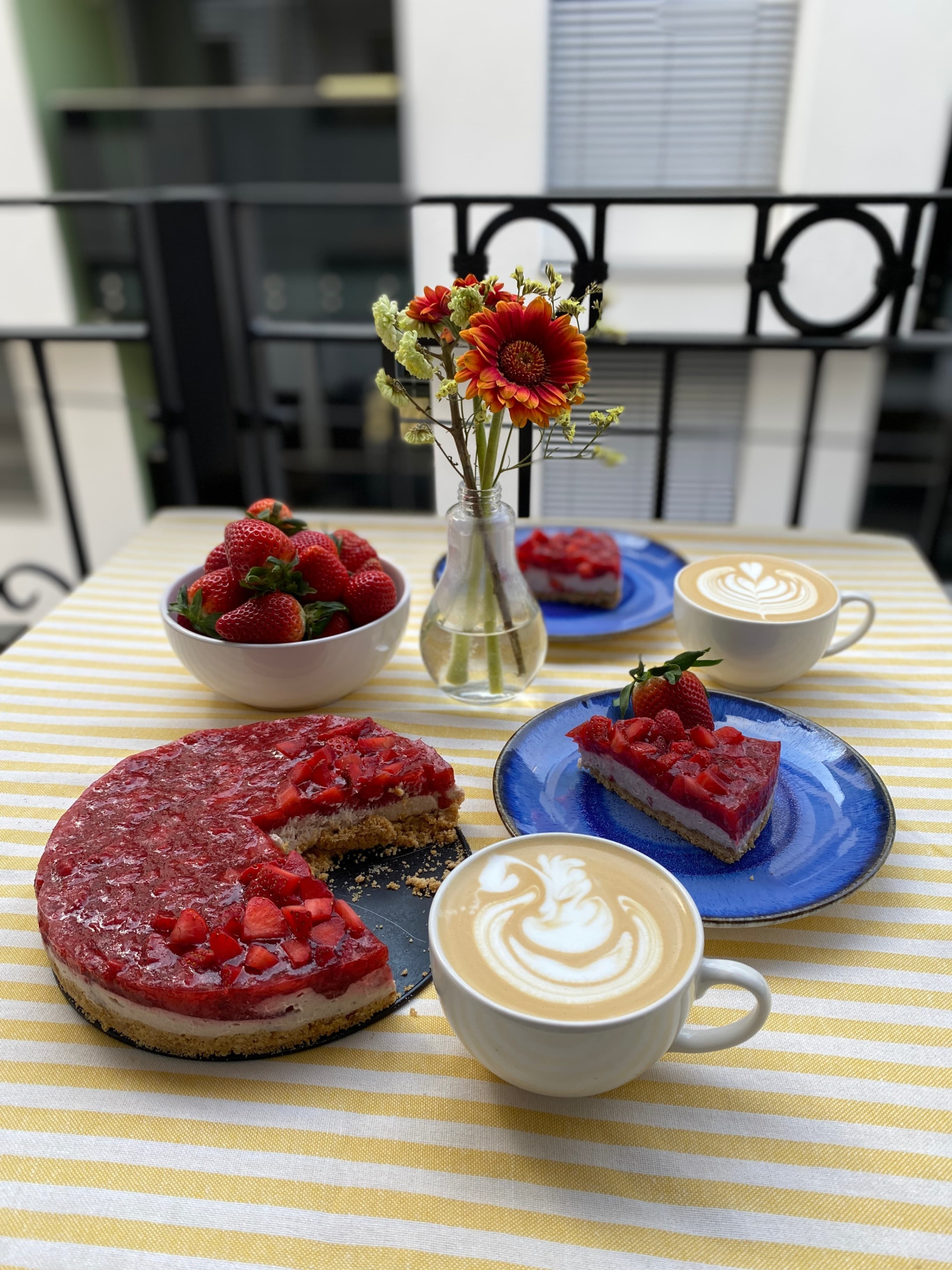 Strawberry Banana Cheesecake Recipe Image