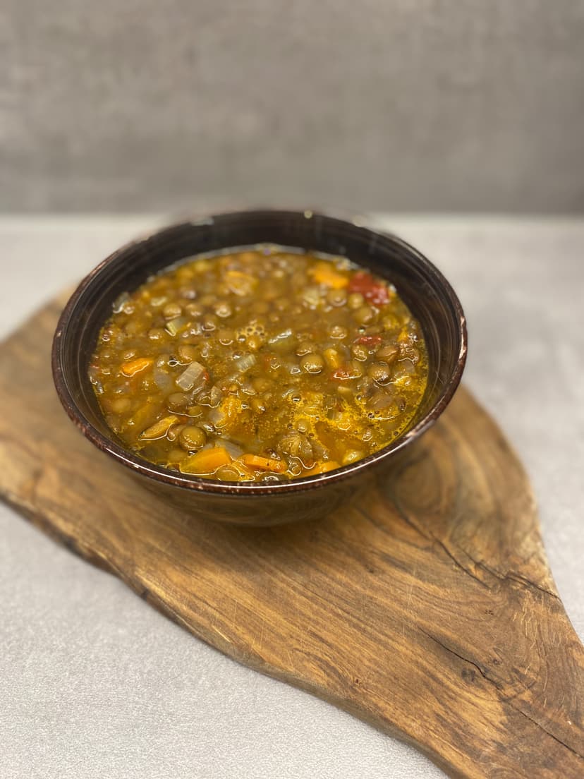 Brown Lentil Soup Rocely Recipe