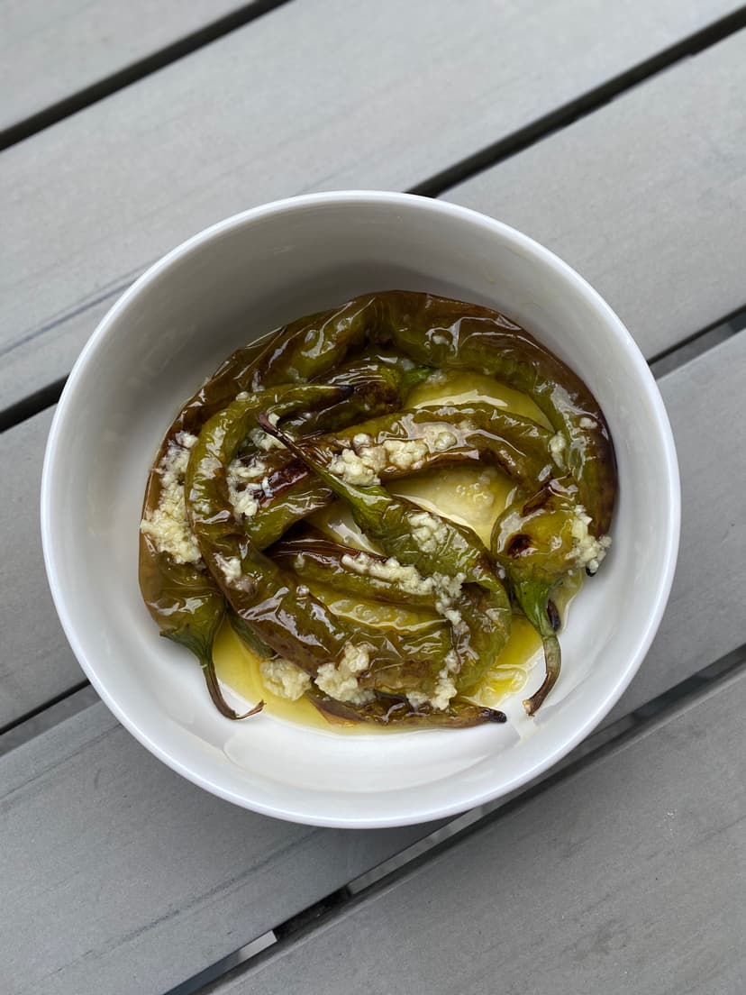 Spicy Baked Green Pepper Appetizer Rocely Recipe