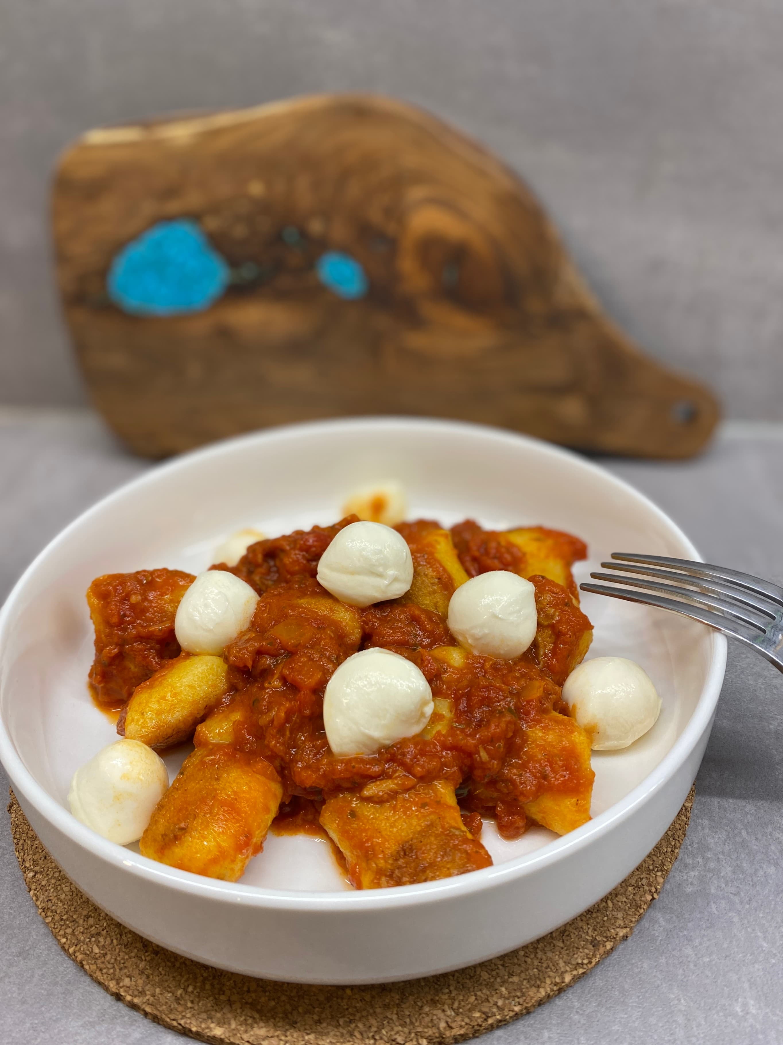 Tuna Tomato Gnocchi Recipe Image