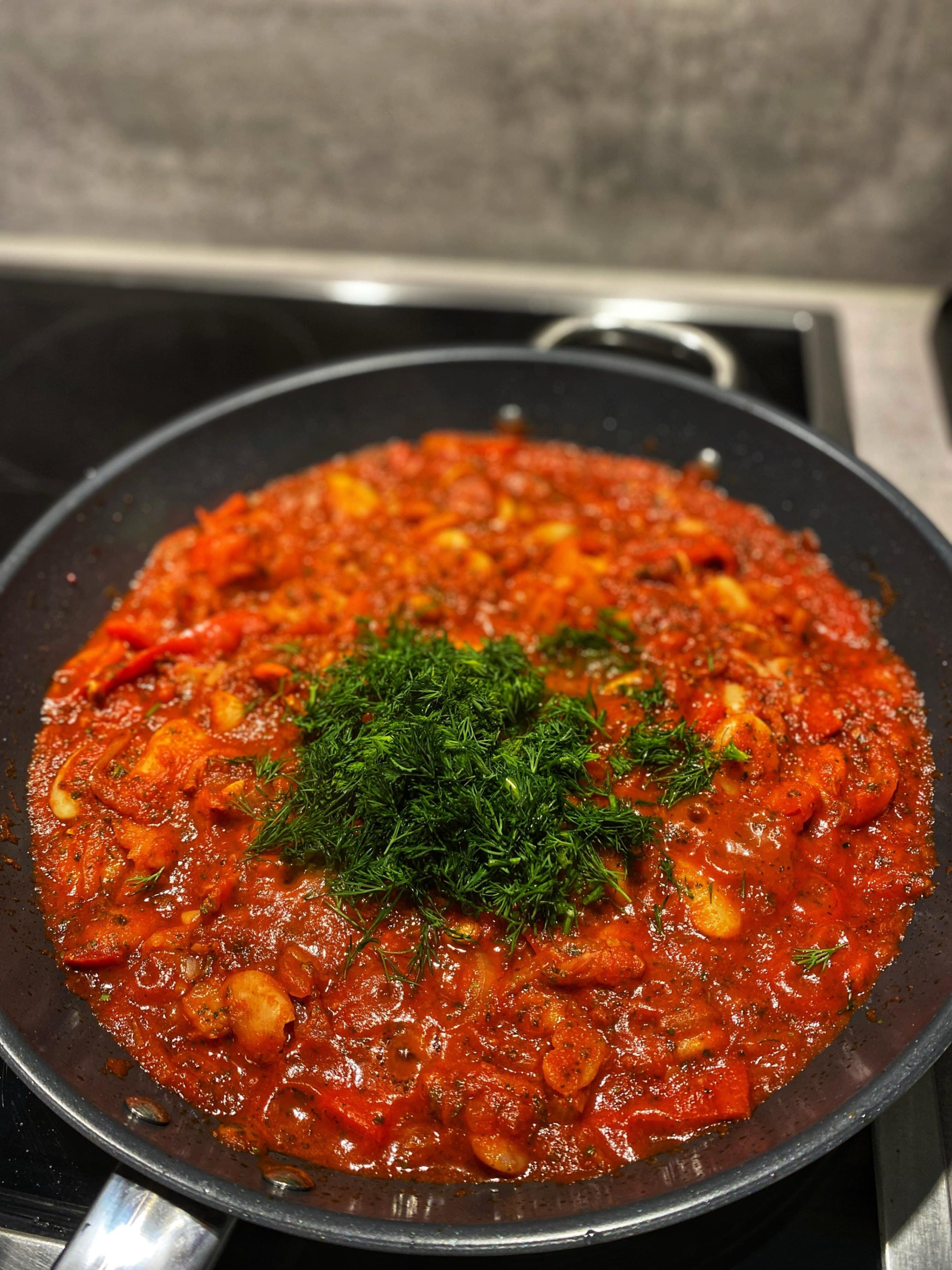 Szakszuka z fasolą Jaś Recipe Image