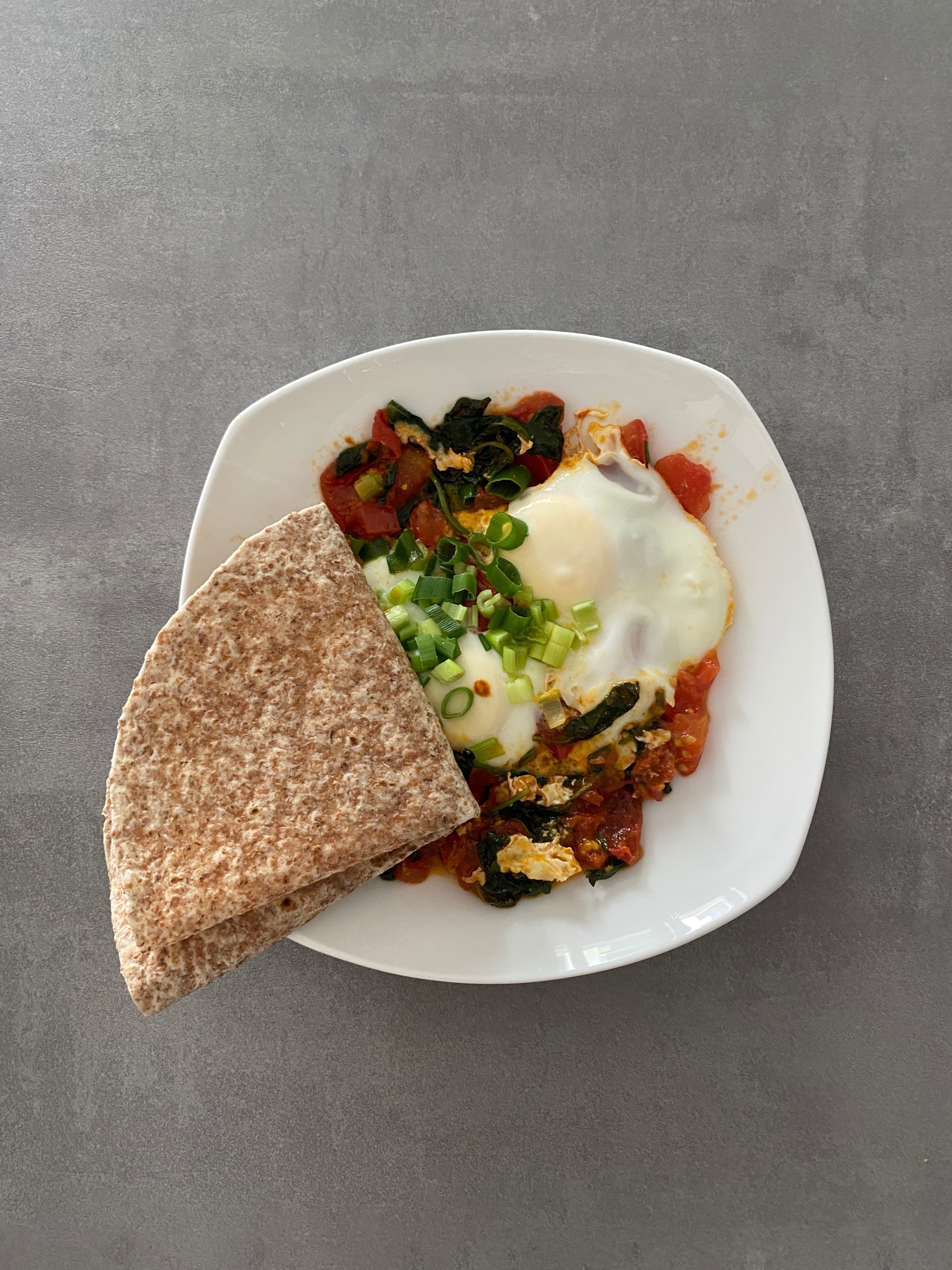 Tomato Omelette Recipe Image