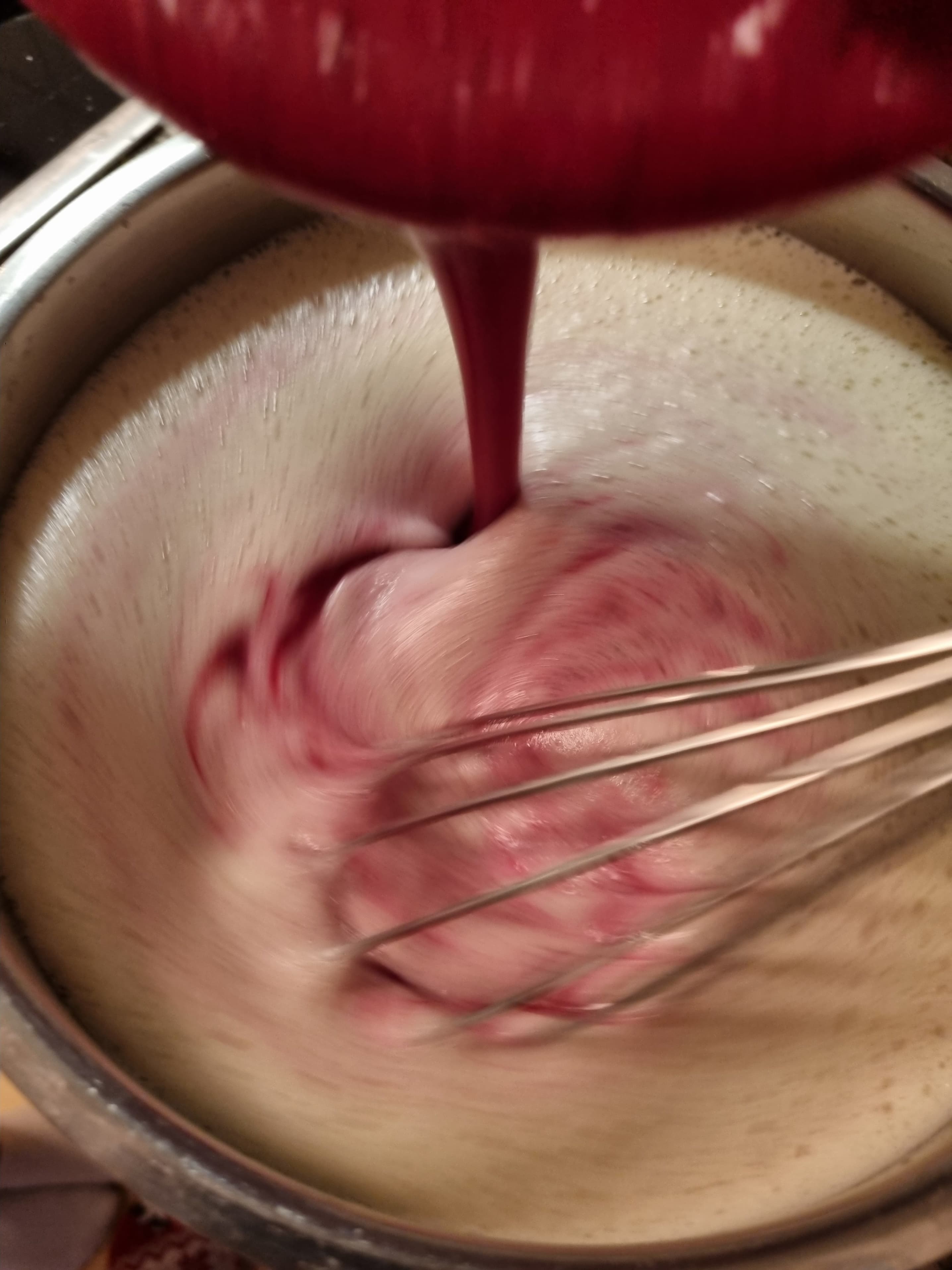 Dragon Fruit Strawberry Cream Ice Cream Recipe Image