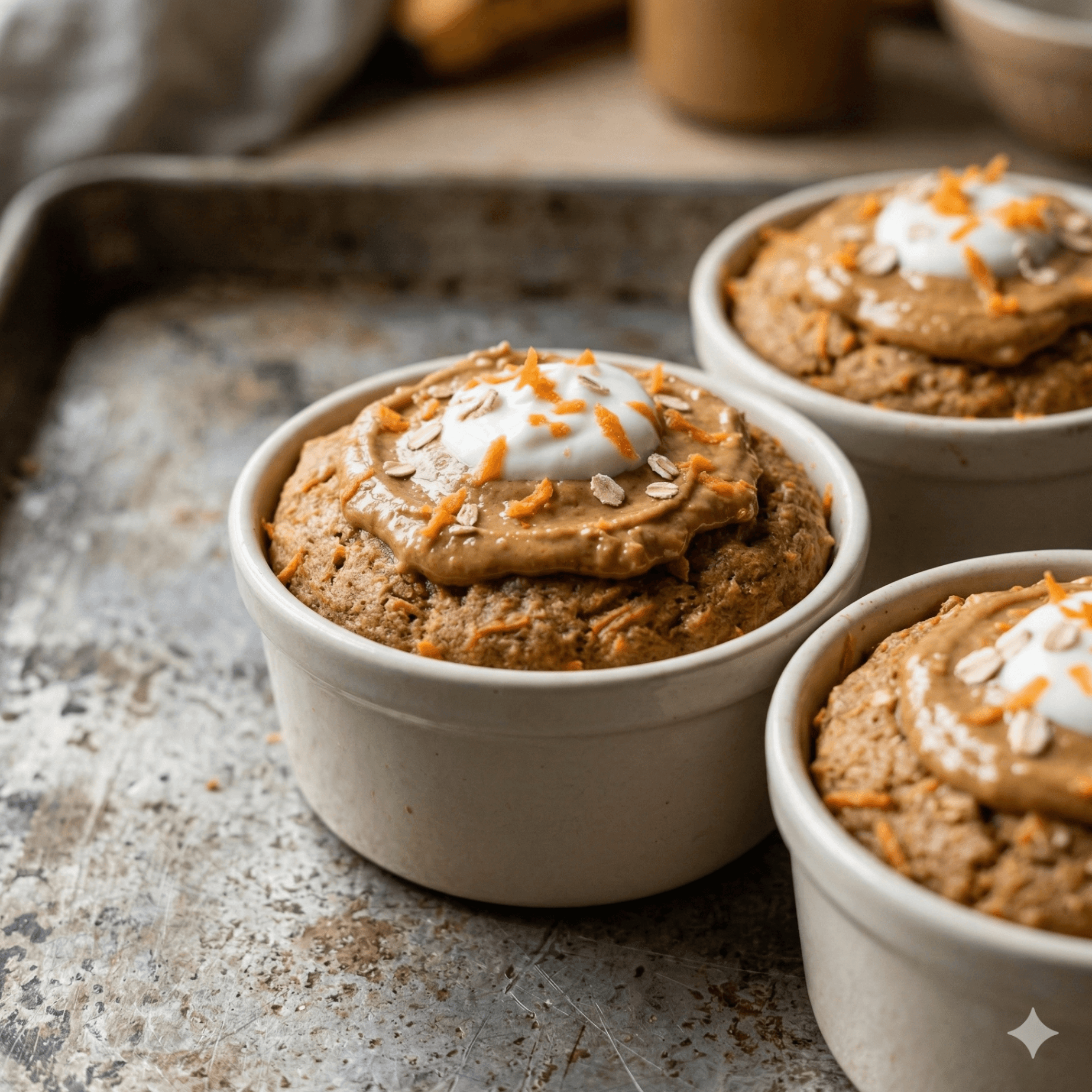 Ciasto Marchewkowe z Bananem i Masłem Orzechowym Recipe Image