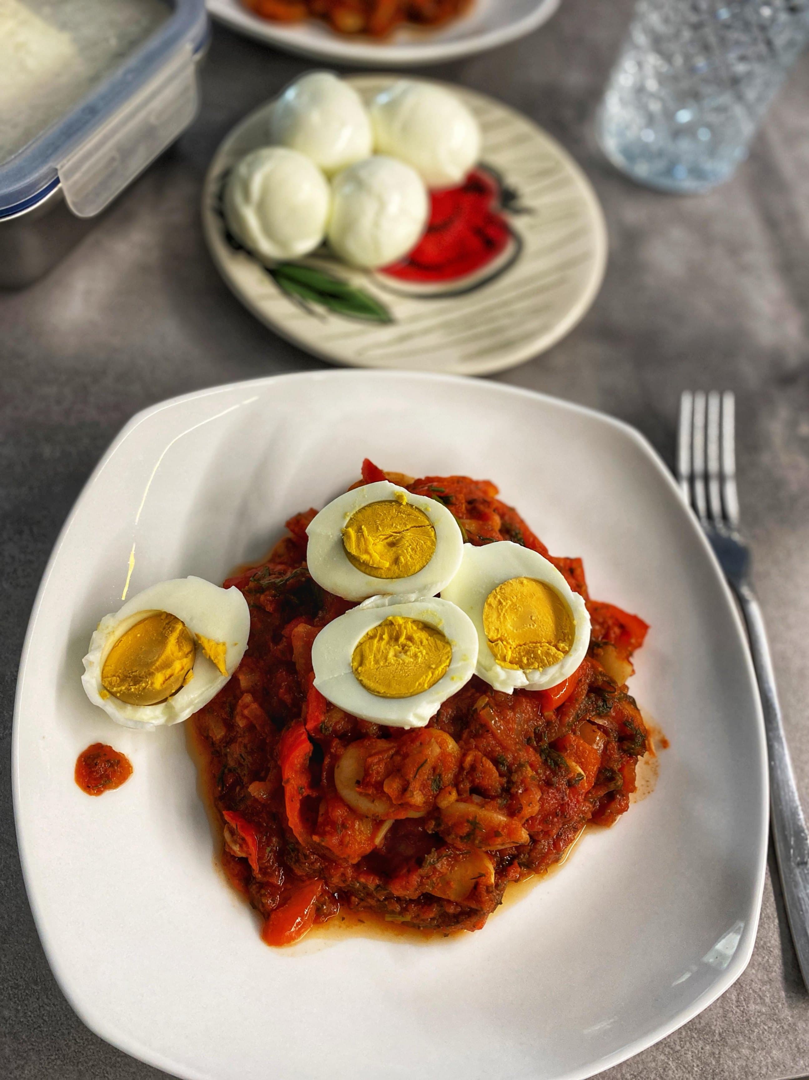 Szakszuka z fasolą Jaś Recipe Image