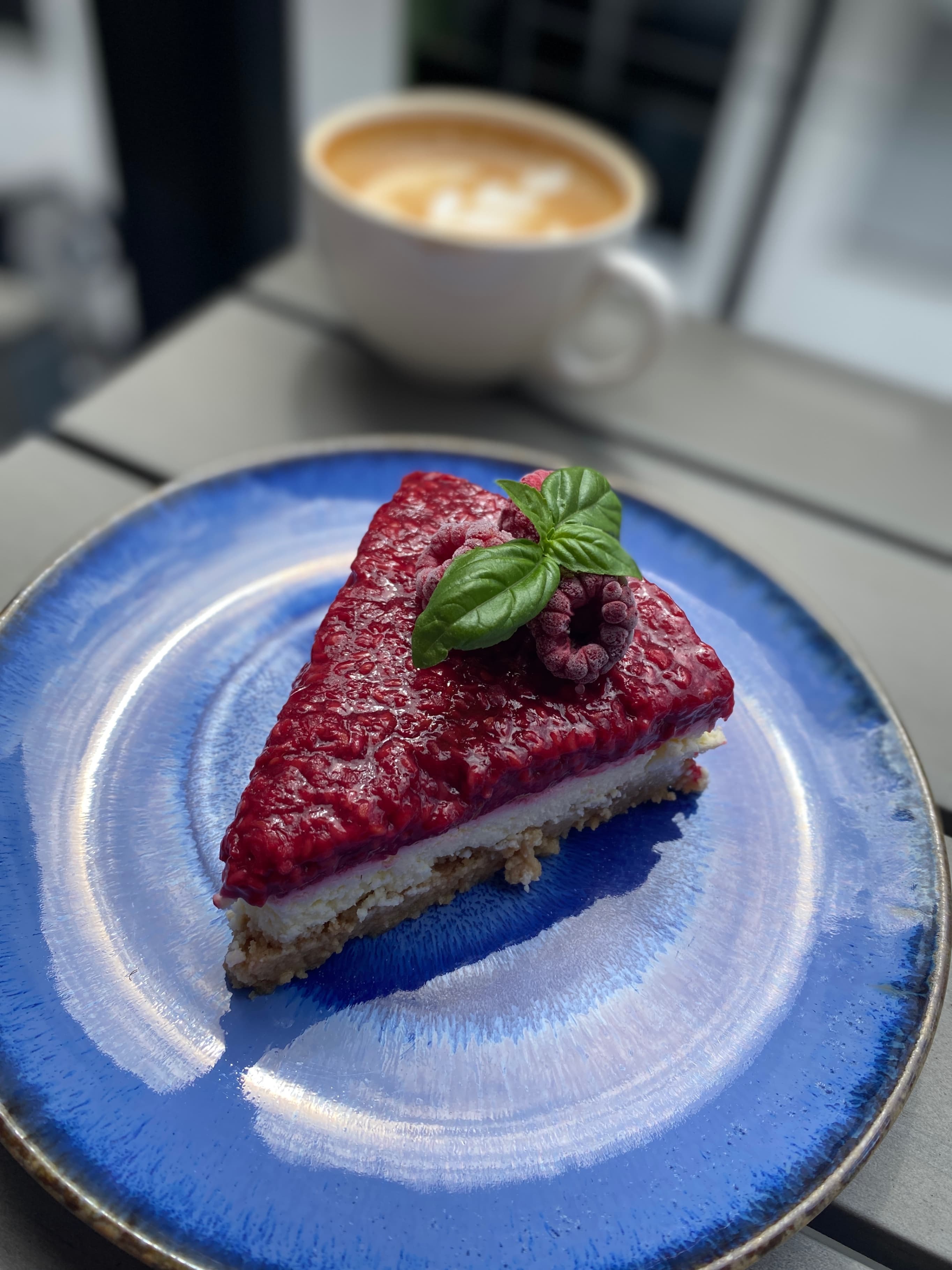 Cheesecake rapide aux framboises Recipe Image