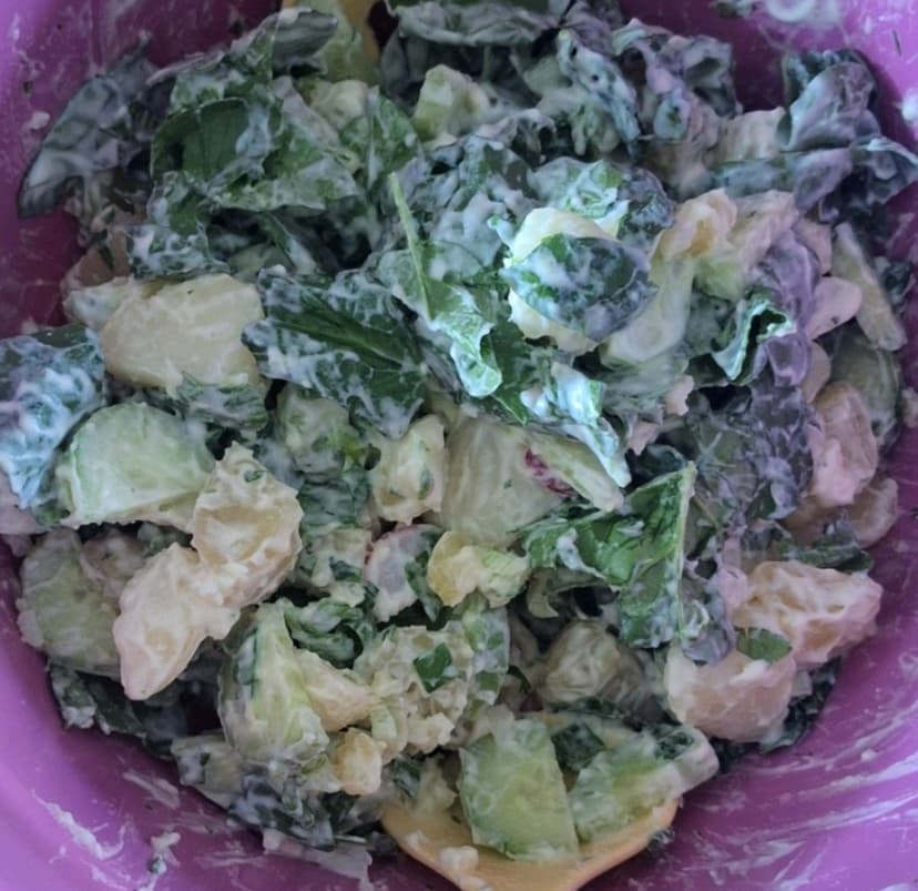 Receta de Rocely de Ensalada de primavera con patatas