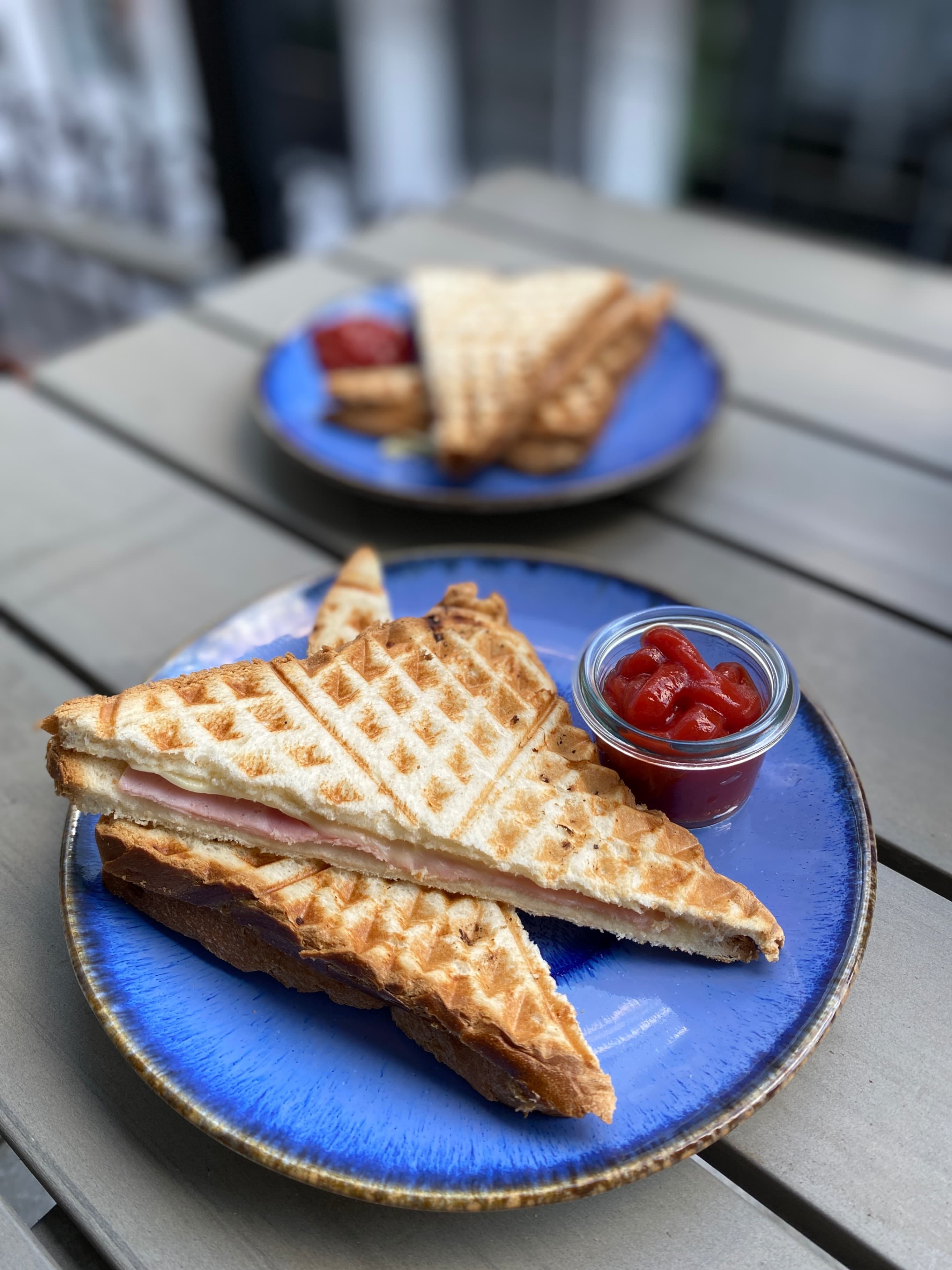 Ham and Cheese Toast Recipe Image