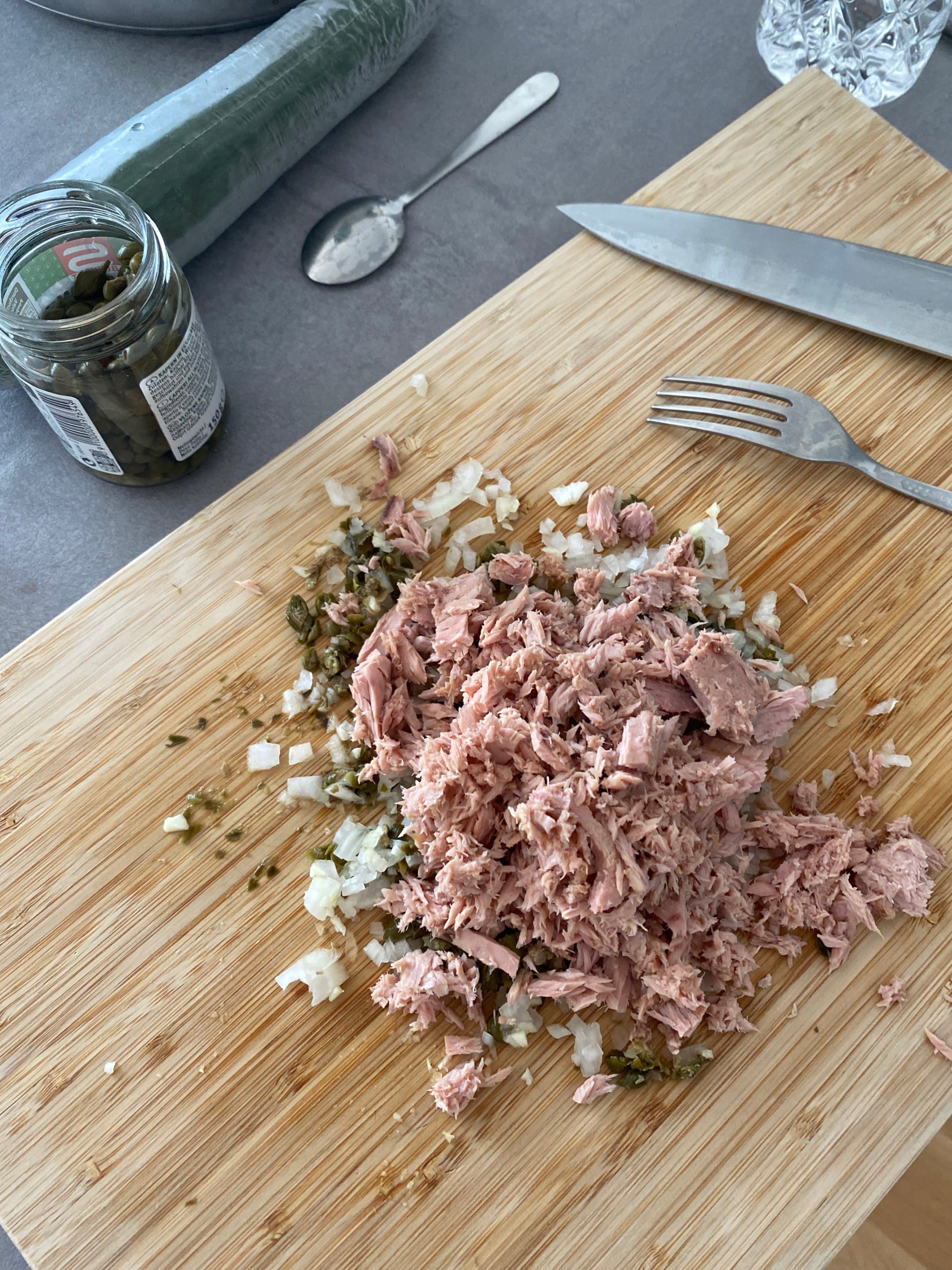 Cucumber Tuna Sandwich Recipe Image