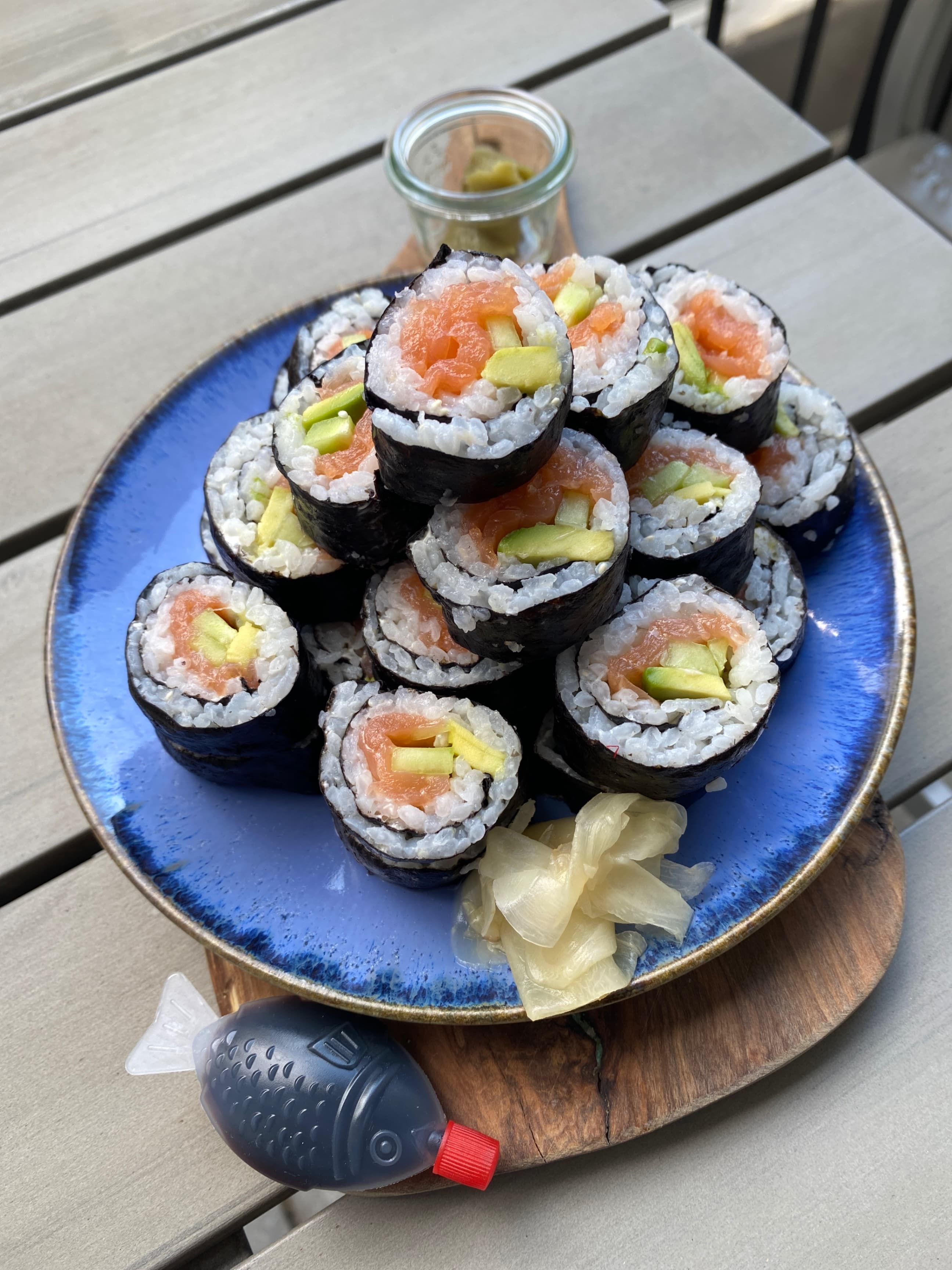 Homemade Sushi Rolls Recipe Image