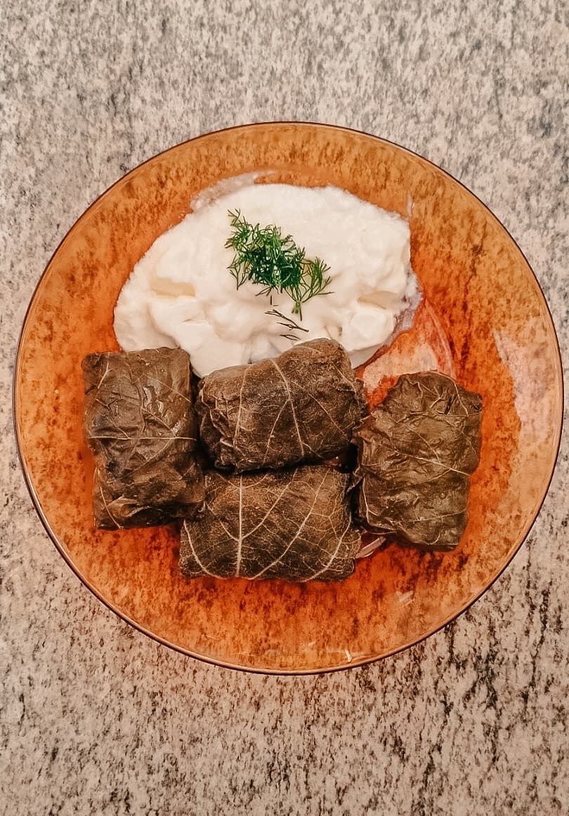 Vine Leaf Dolma/Sarma with Rice Recipe Image