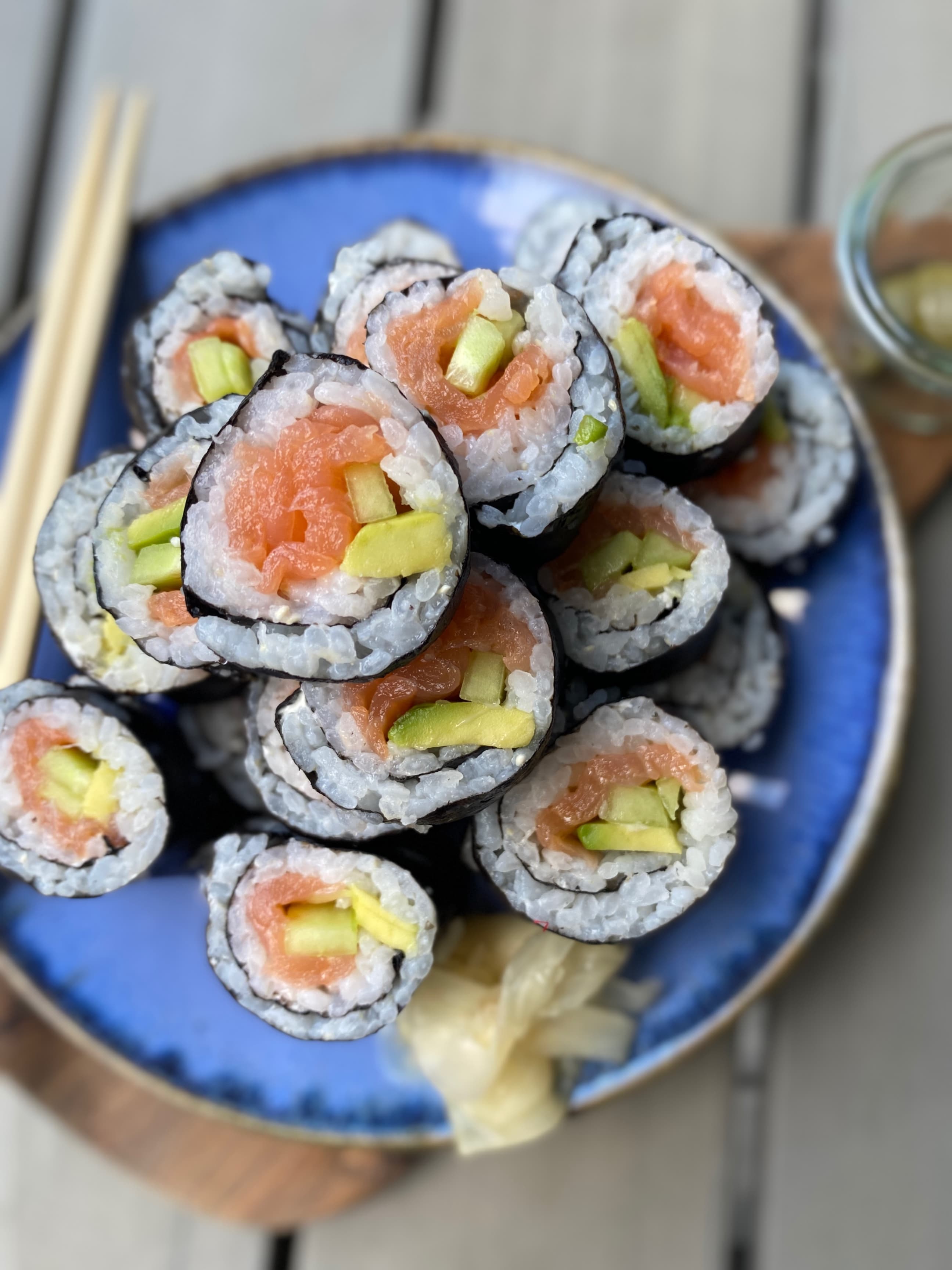 Homemade Sushi Rolls Recipe Image