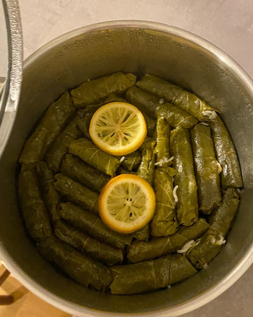 Recette Rocely de Dolma/Sarma de feuilles de vigne au riz