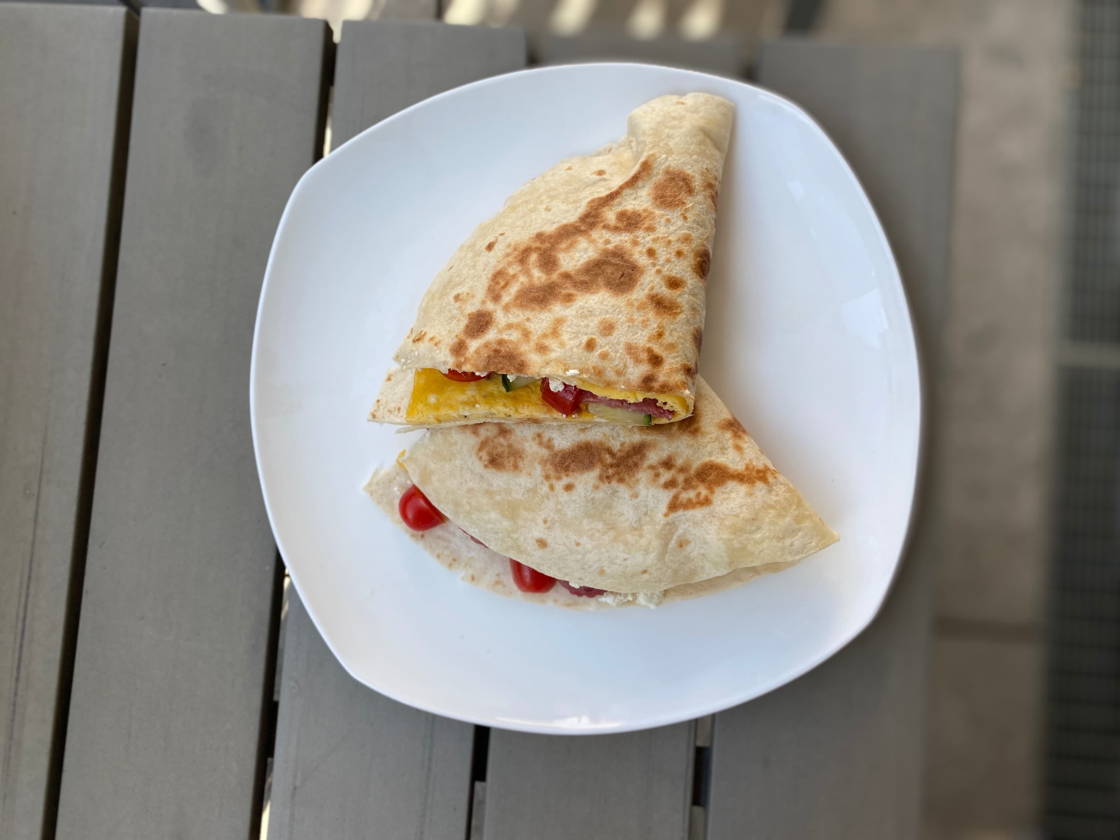 Protein-Packed Breakfast Quesadilla Recipe Image