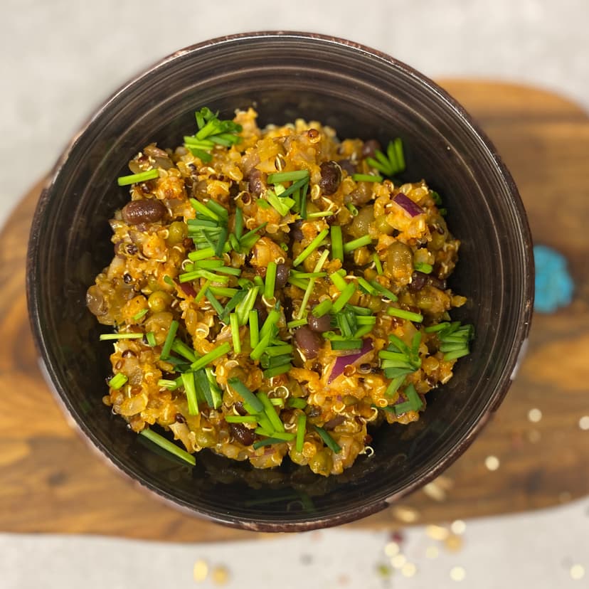 Spicy Legume and Spelt Salad Rocely Recipe