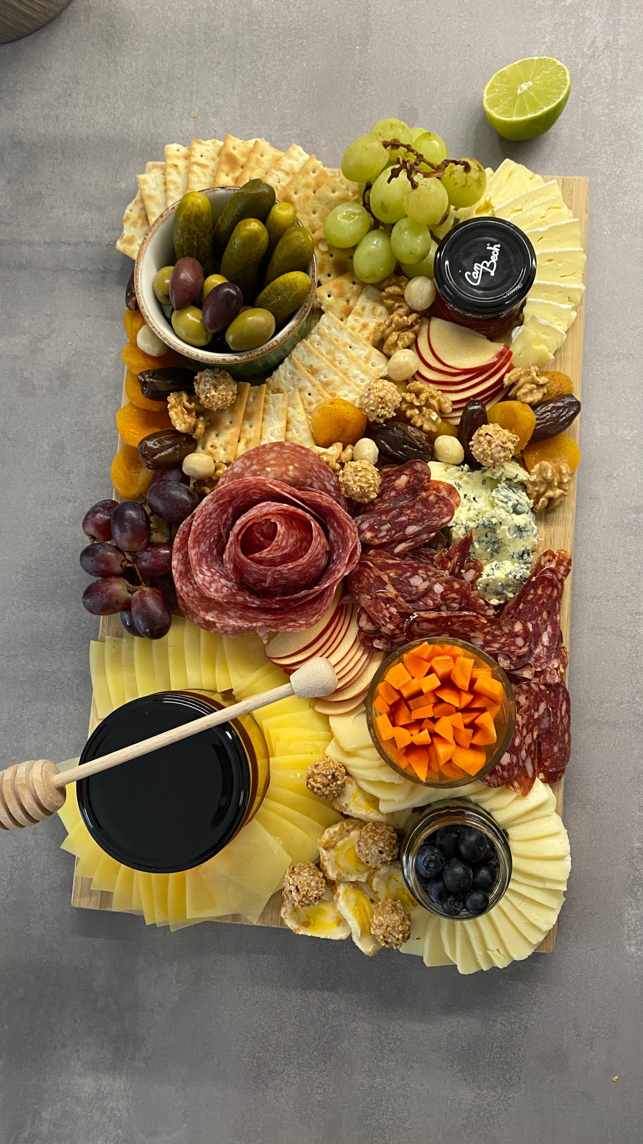 Party Cheese Charcuterie Board Recipe Image