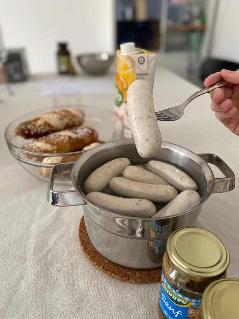 Bavarian Weißwurst Breakfast Rocely Recipe