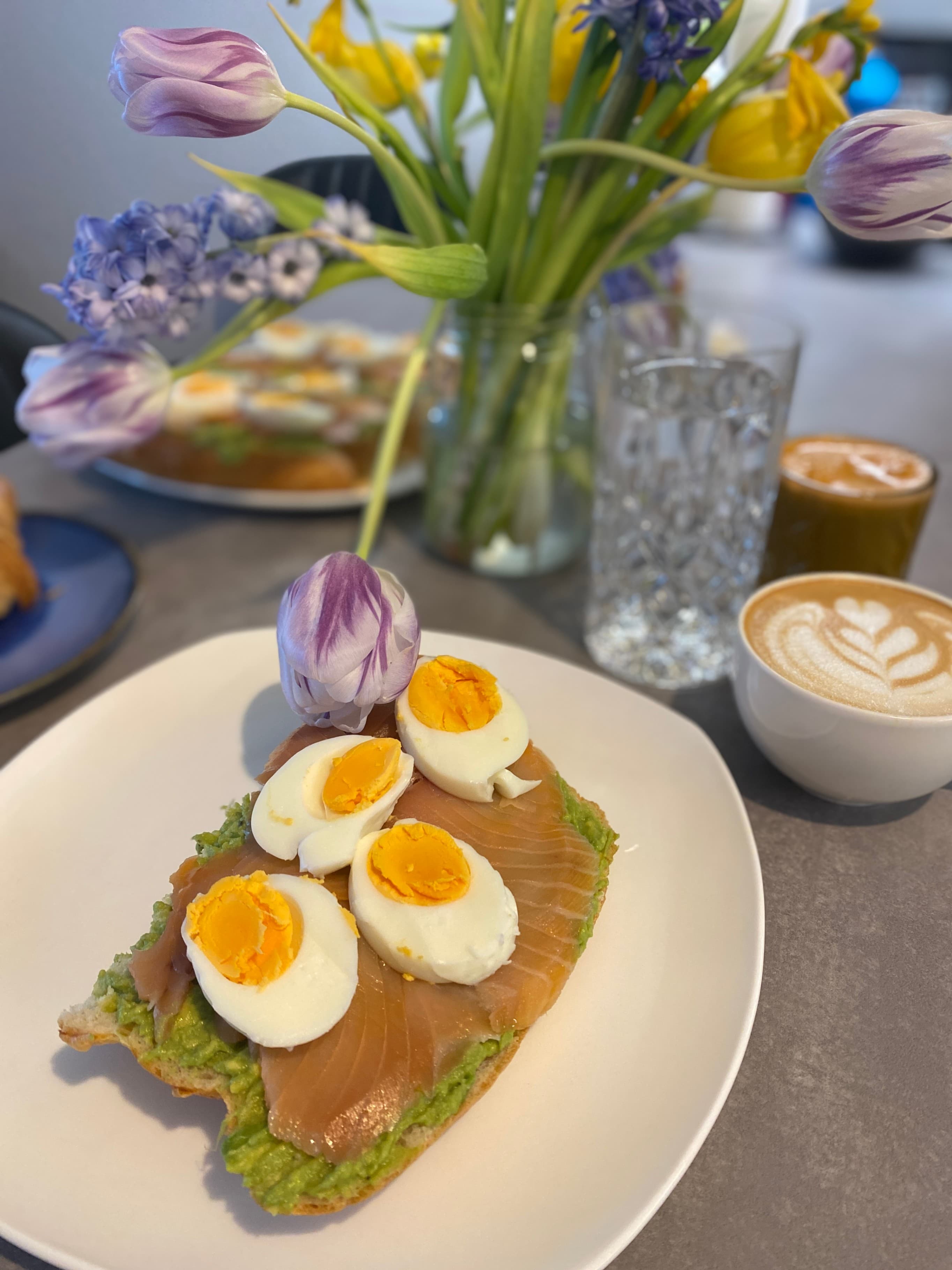 Smoked Salmon and Avocado Brunch Recipe Image