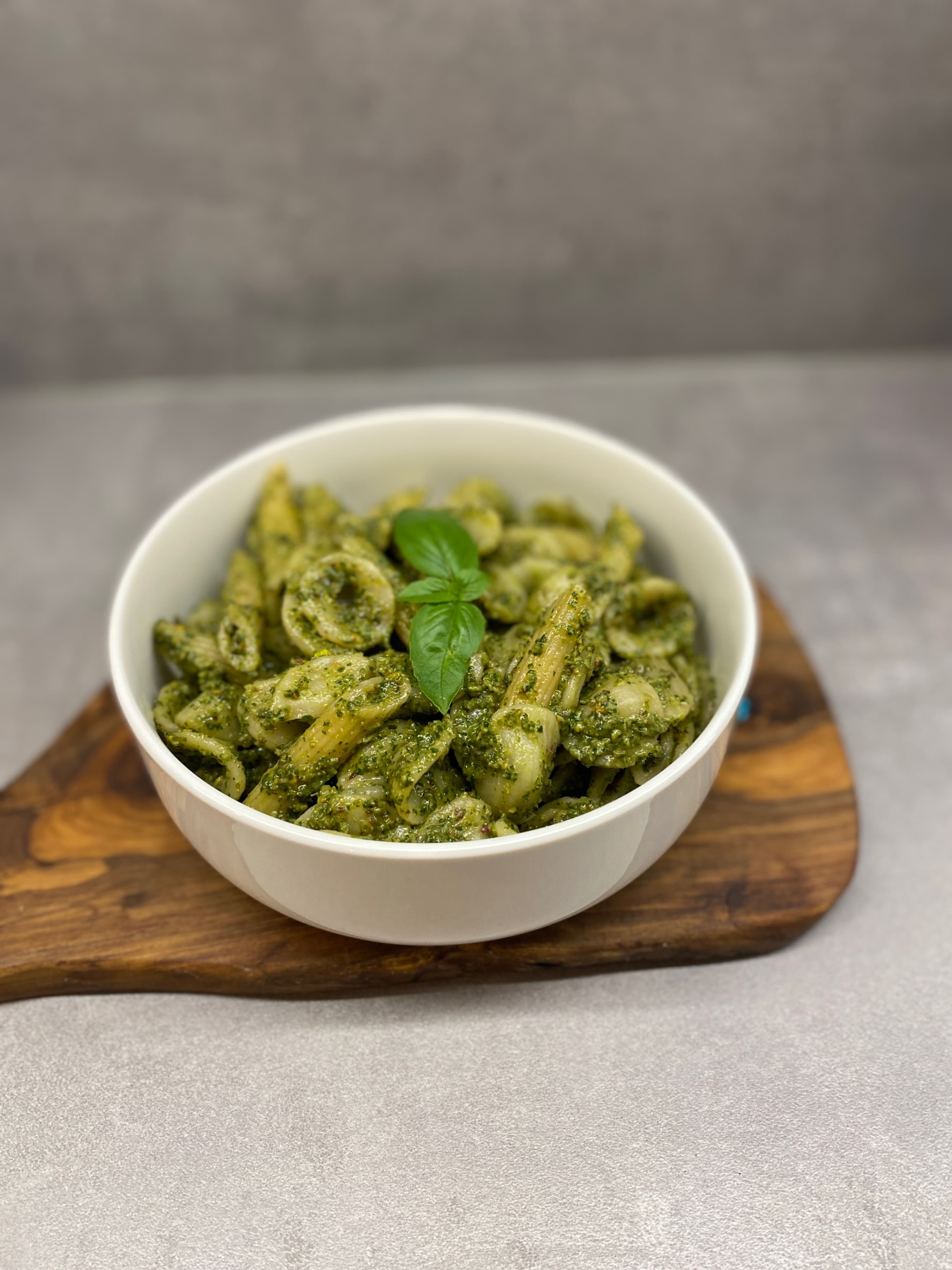 Swiss Chard and Beetroot Leaf Pesto Pasta Recipe Image
