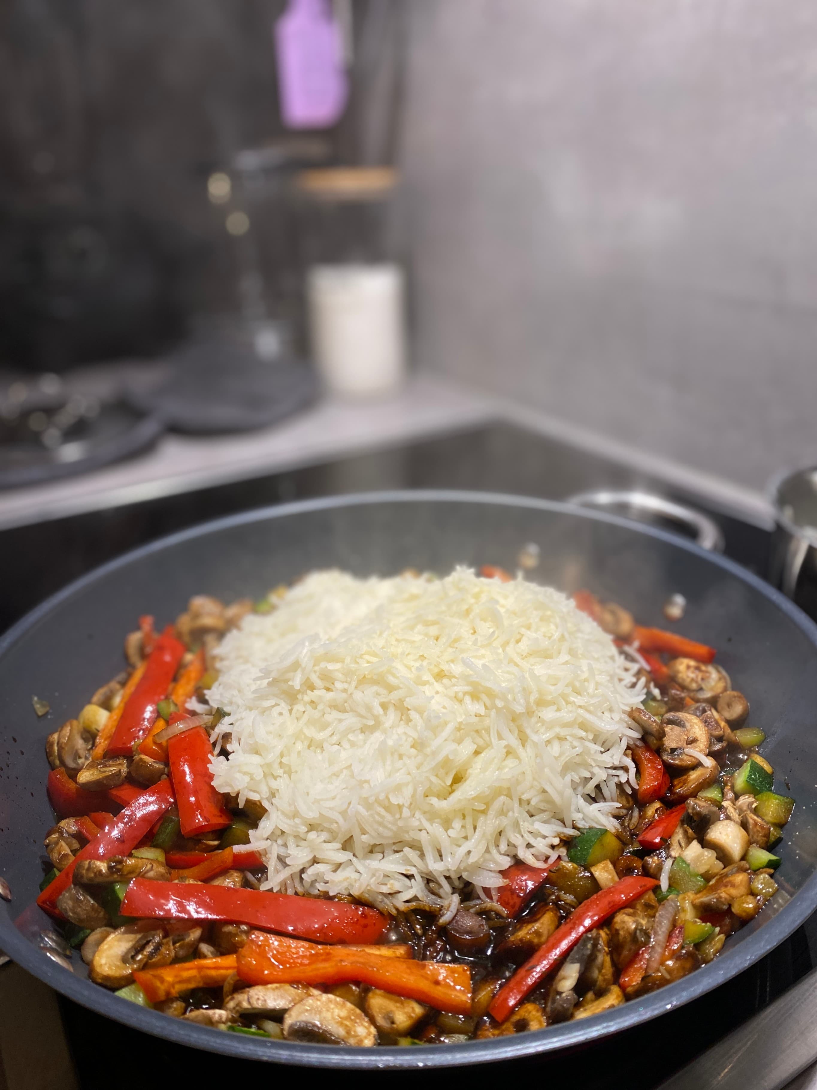 Veggie Stir Fry with Homemade Teriyaki Sauce Recipe Image