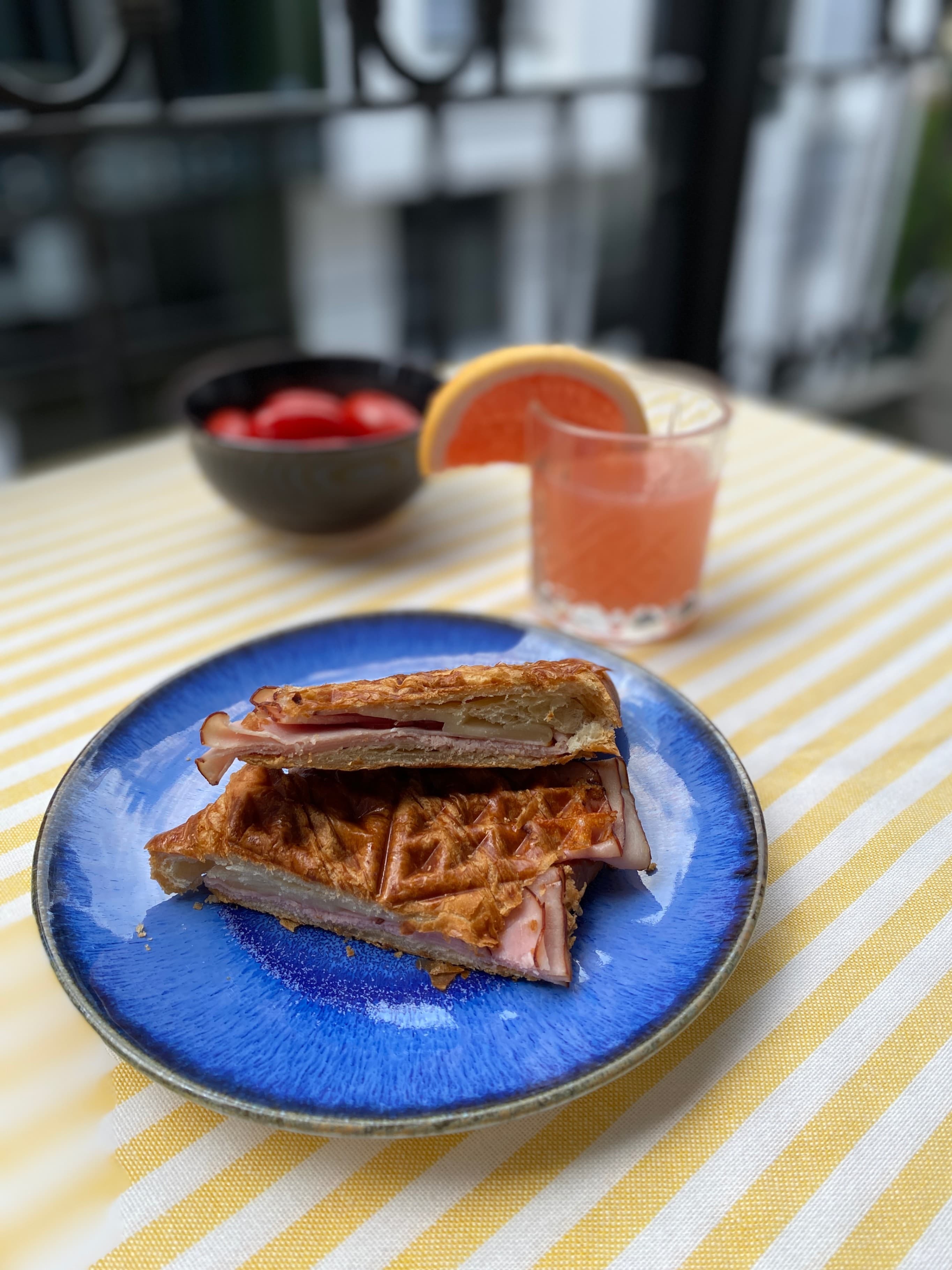 Ham & Cheese Croissant Recipe Image