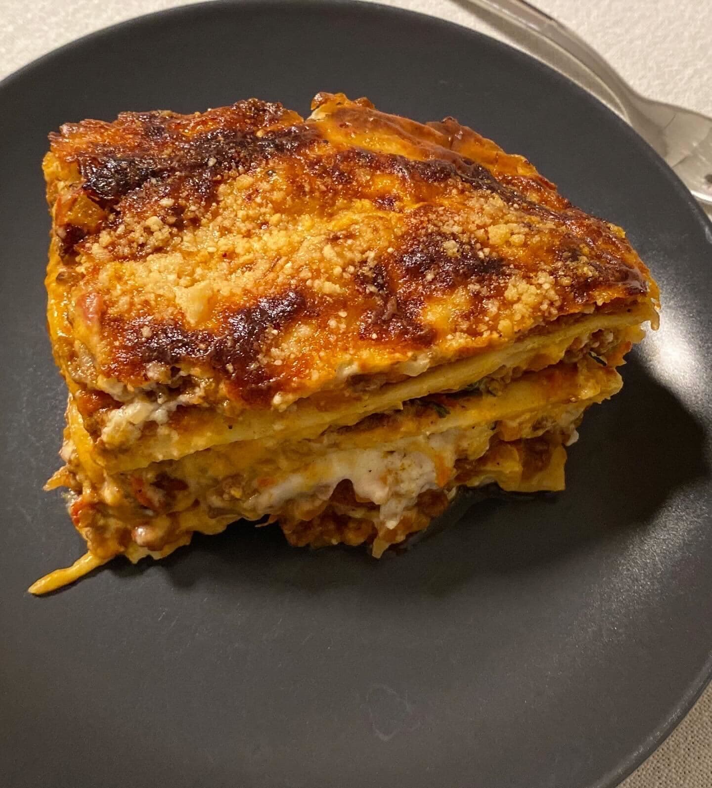 Lasagna with fresh San Marzano Tomatoes Recipe Image
