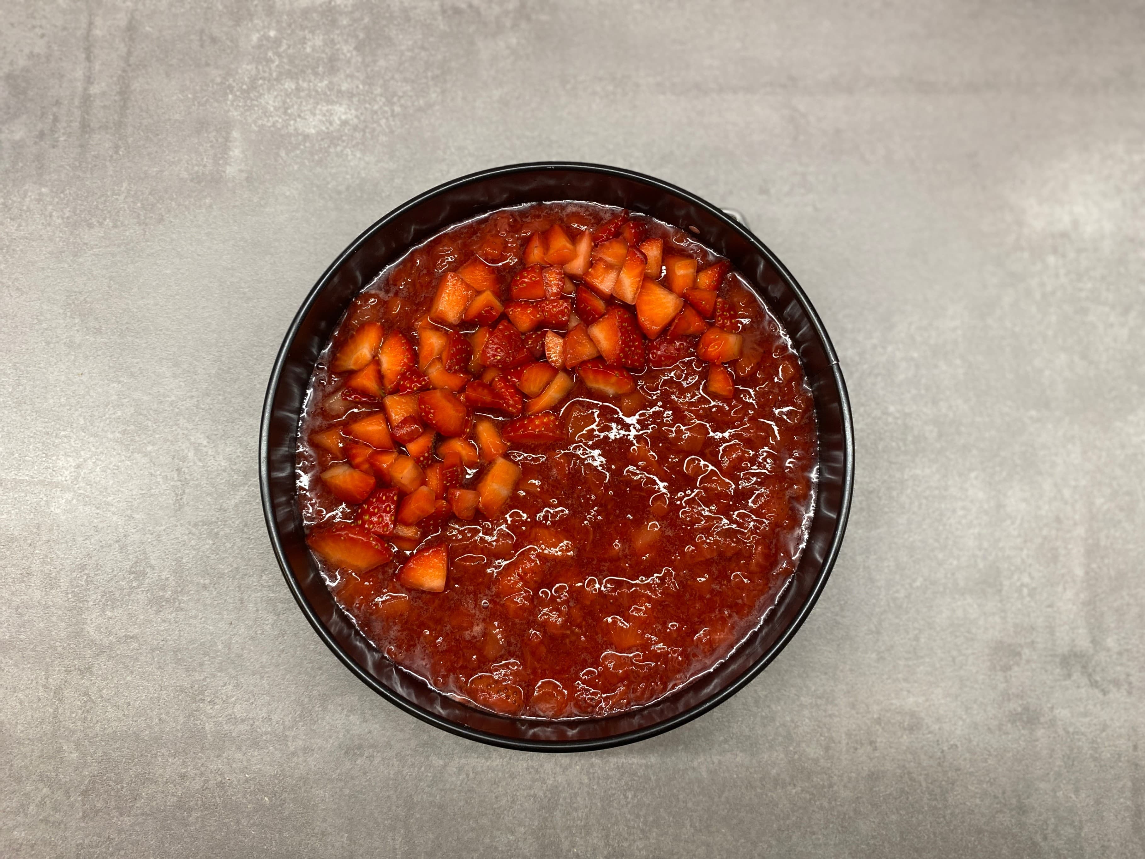 Strawberry Banana Cheesecake Recipe Image