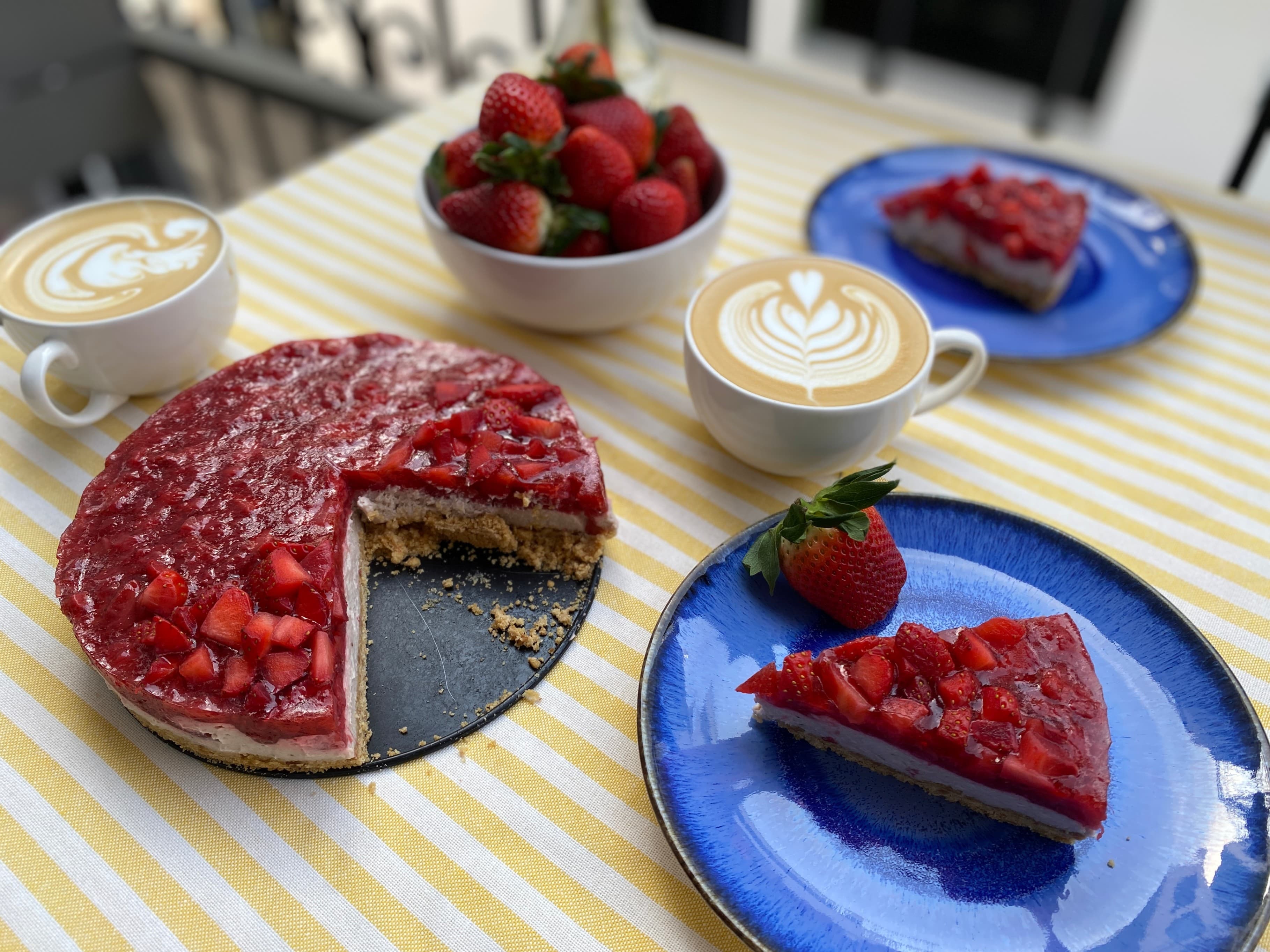 Strawberry Banana Cheesecake Recipe Image